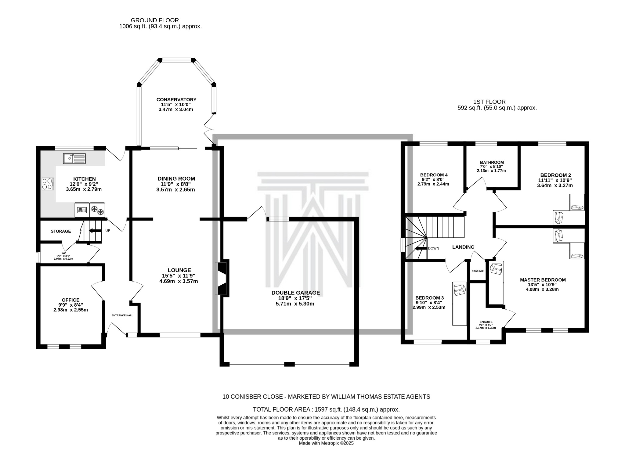 4 bedroom detached house For Sale in Bolton - Floorplan 1.