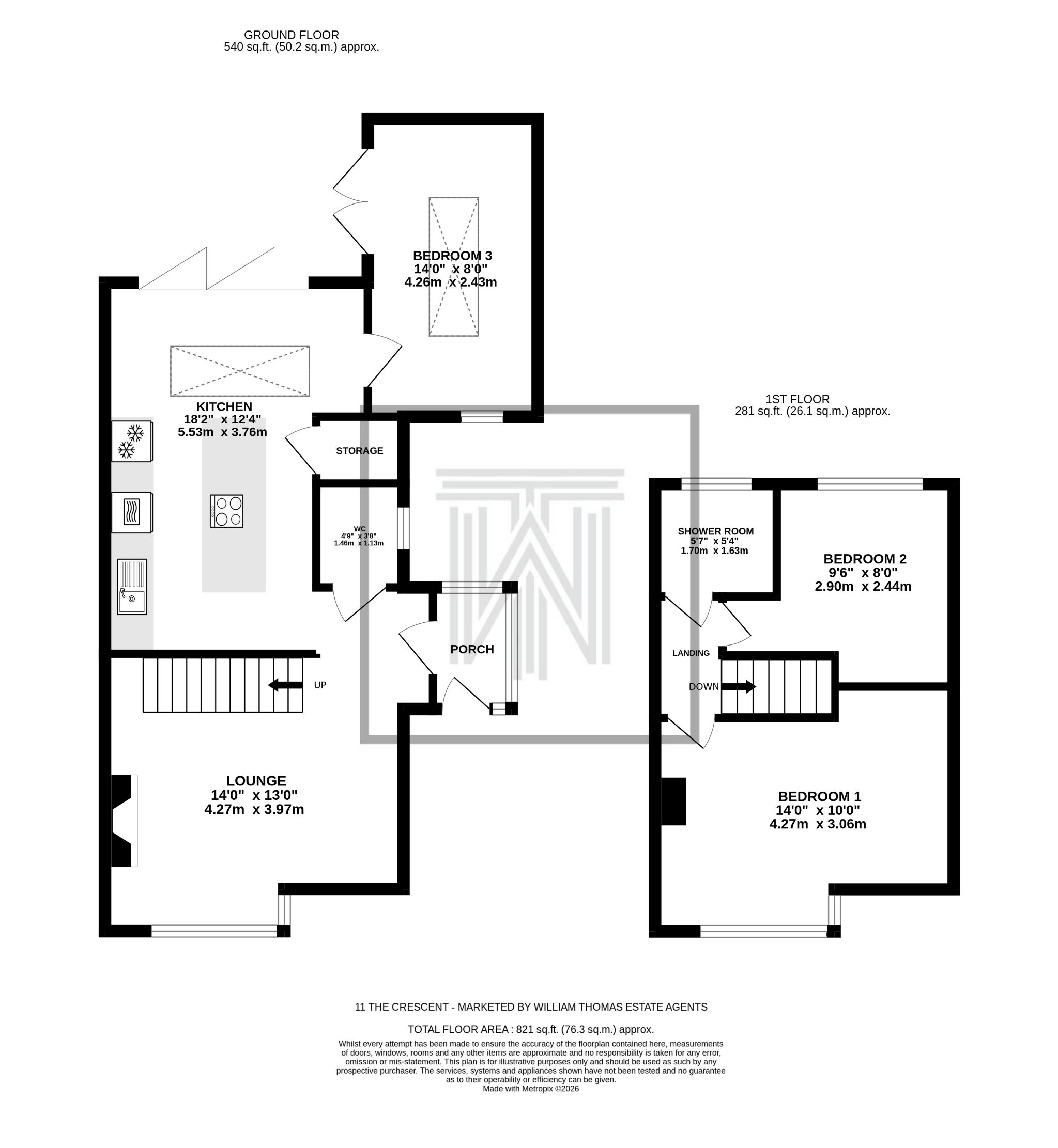 3 bedroom semi-detached house For Sale in Bolton - Floorplan 1.