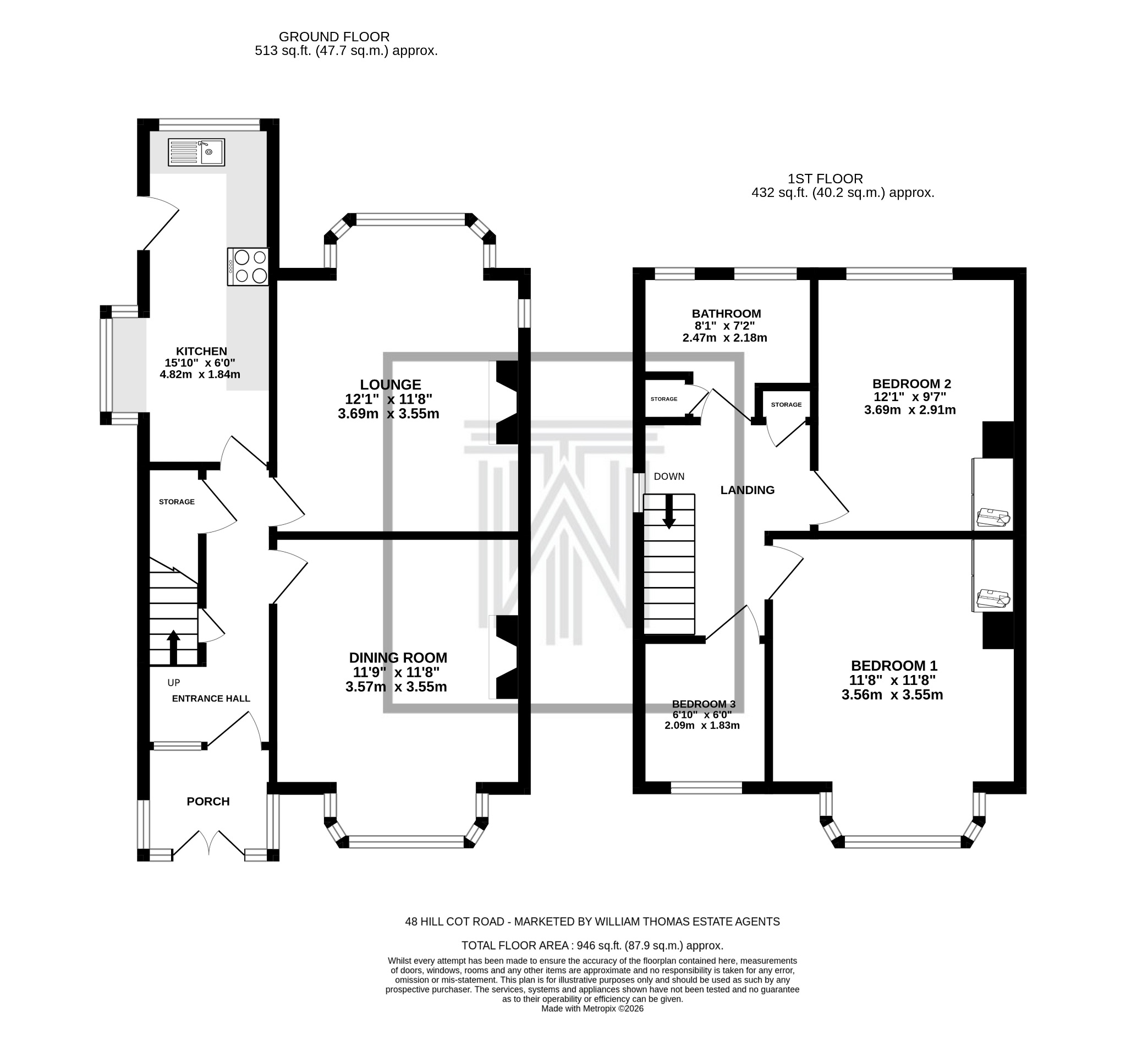 3 bedroom semi-detached house For Sale in Bolton - Floorplan 1.