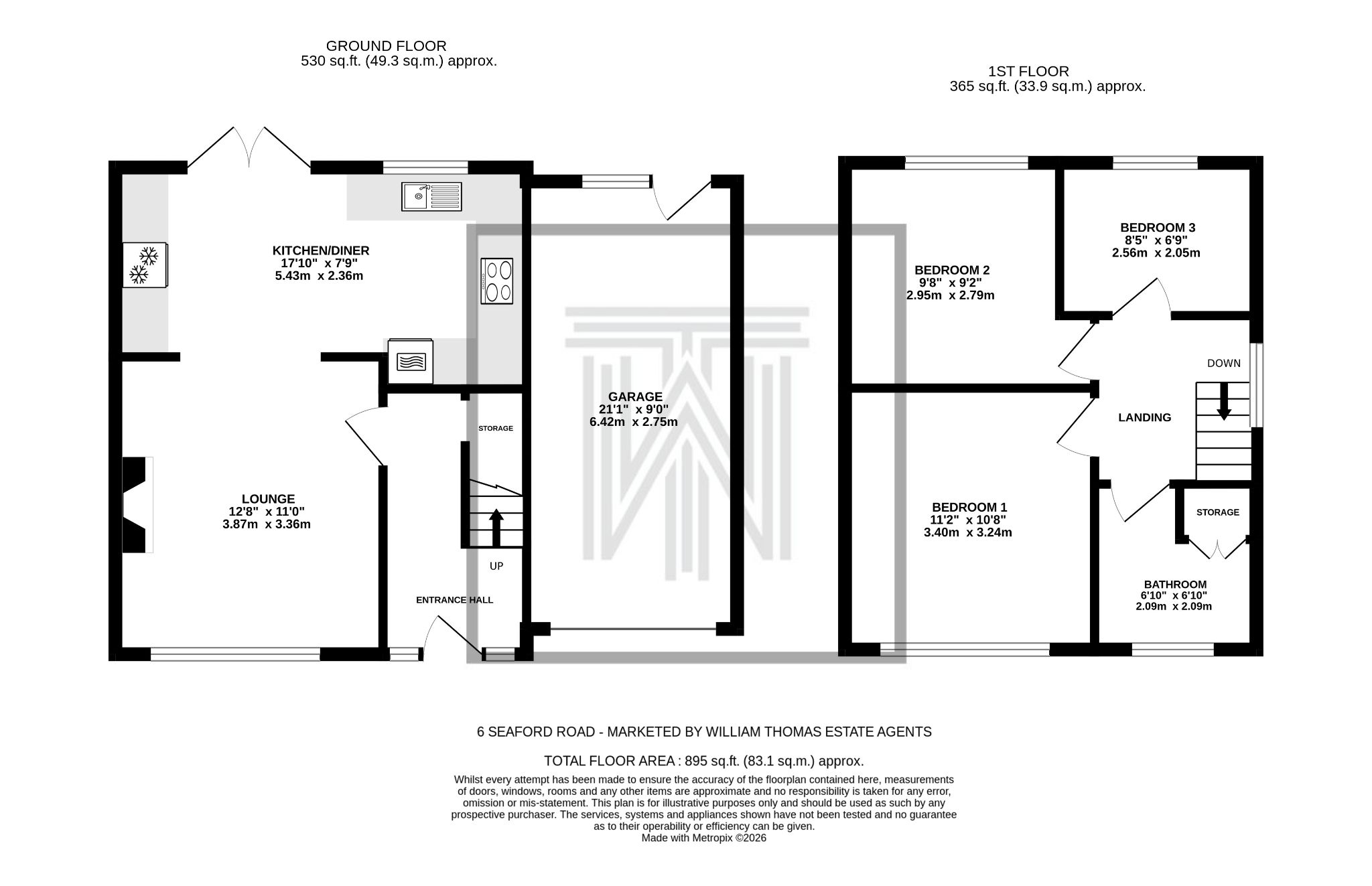 3 bedroom semi-detached house For Sale in Bolton - Floorplan 1.