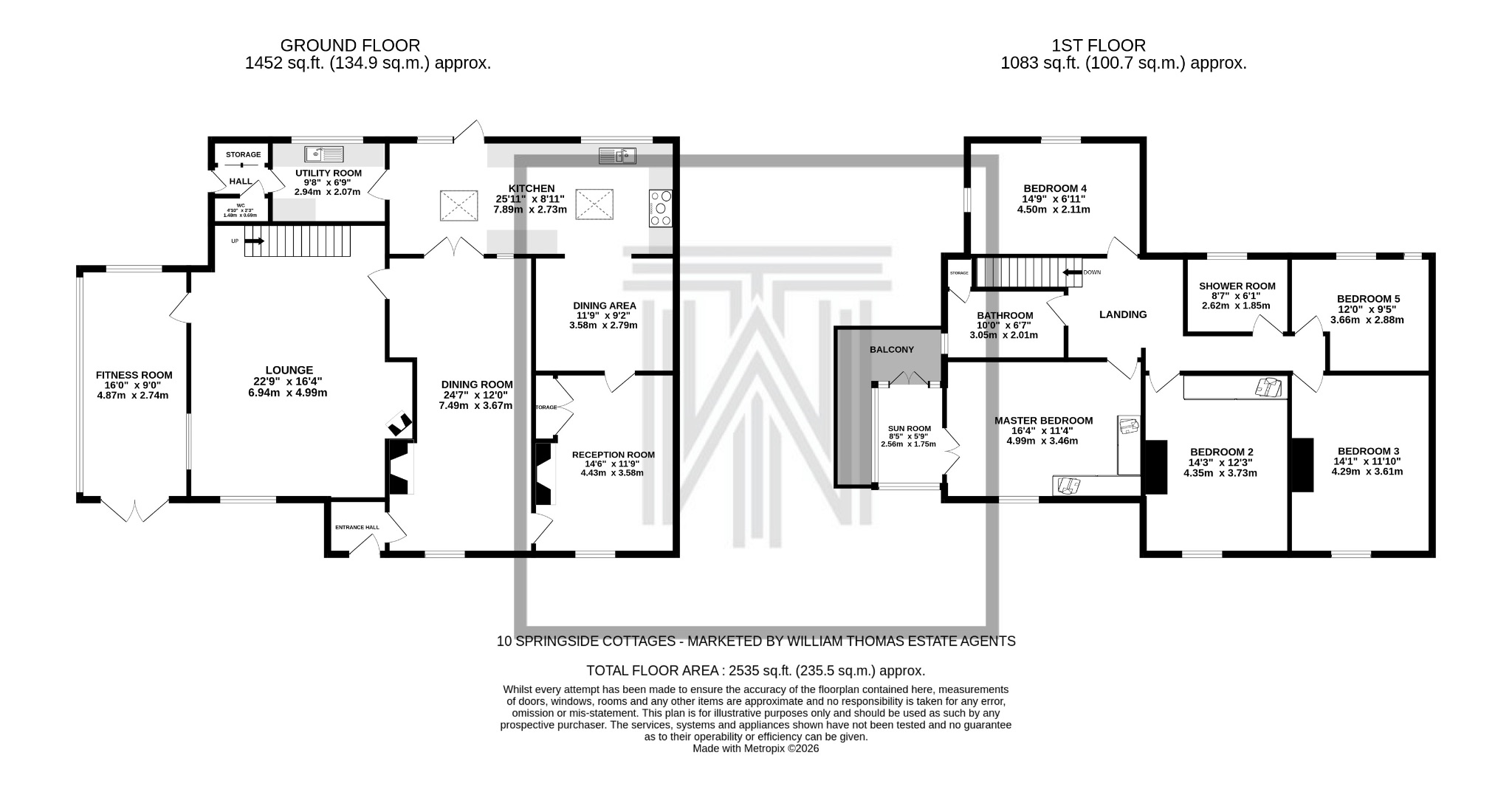5 bedroom end terraced house For Sale in Bolton - Floorplan 1.
