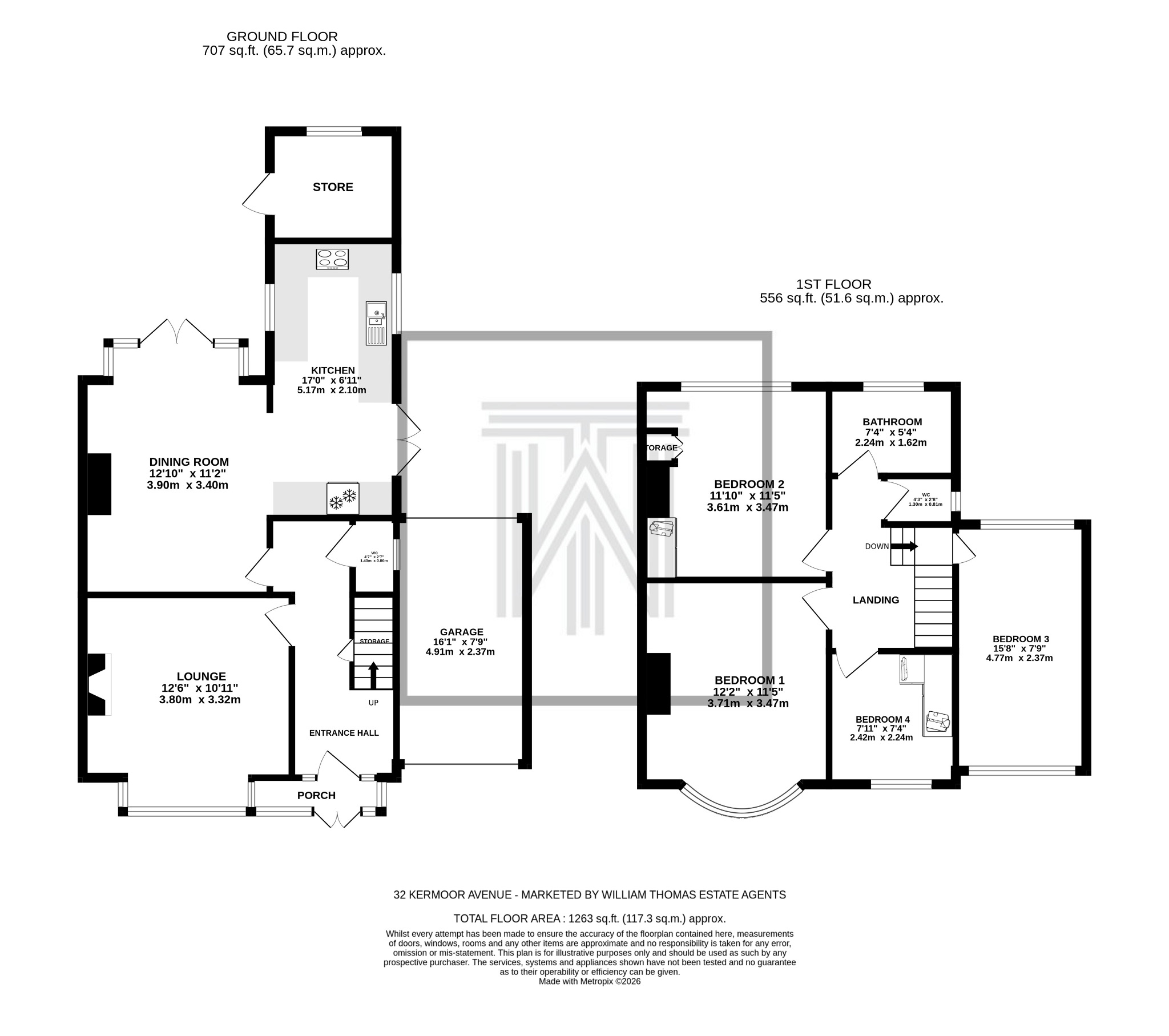 4 bedroom semi-detached house For Sale in Bolton - Floorplan 1.
