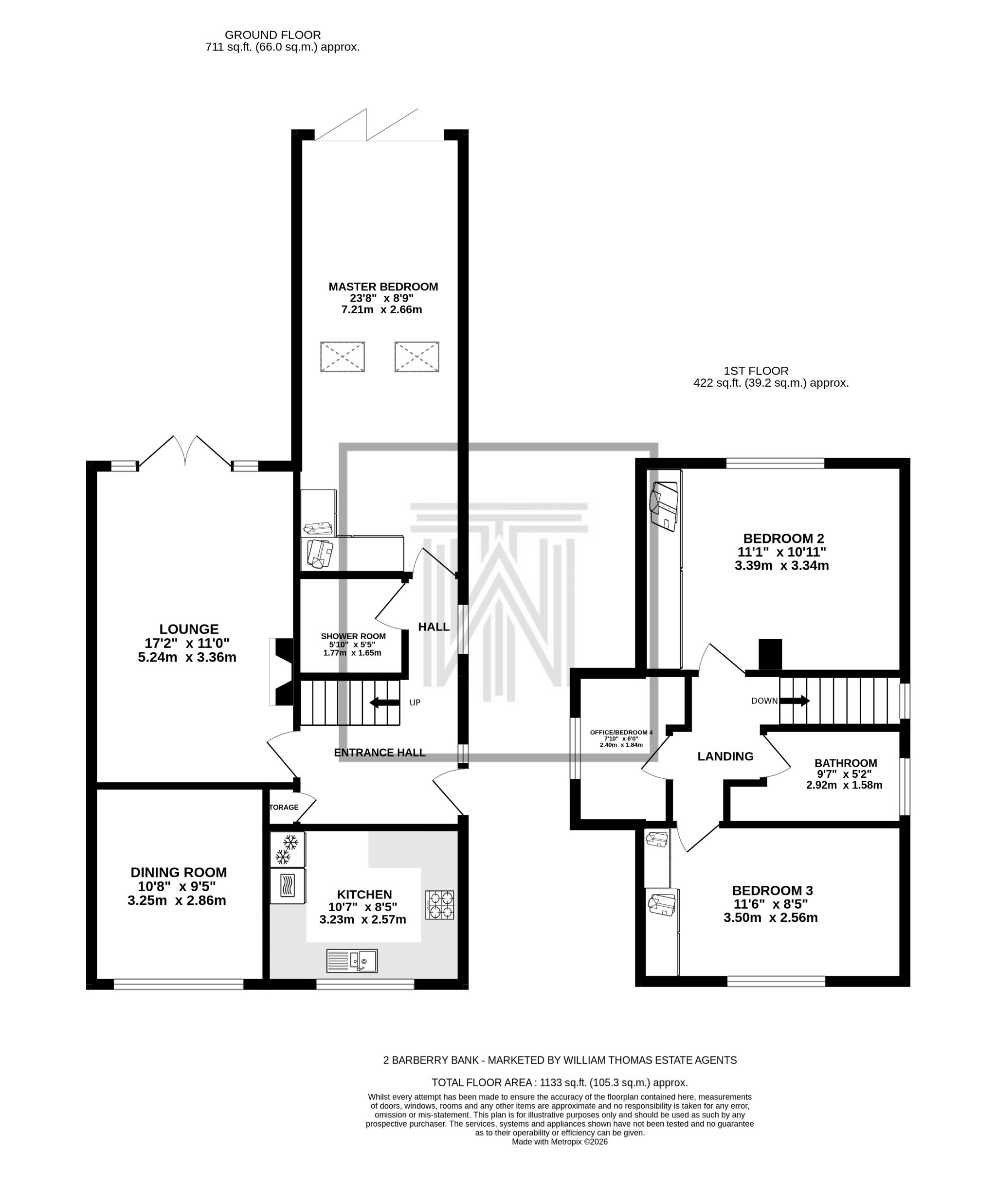 3 bedroom detached house For Sale in Bolton - Floorplan 1.