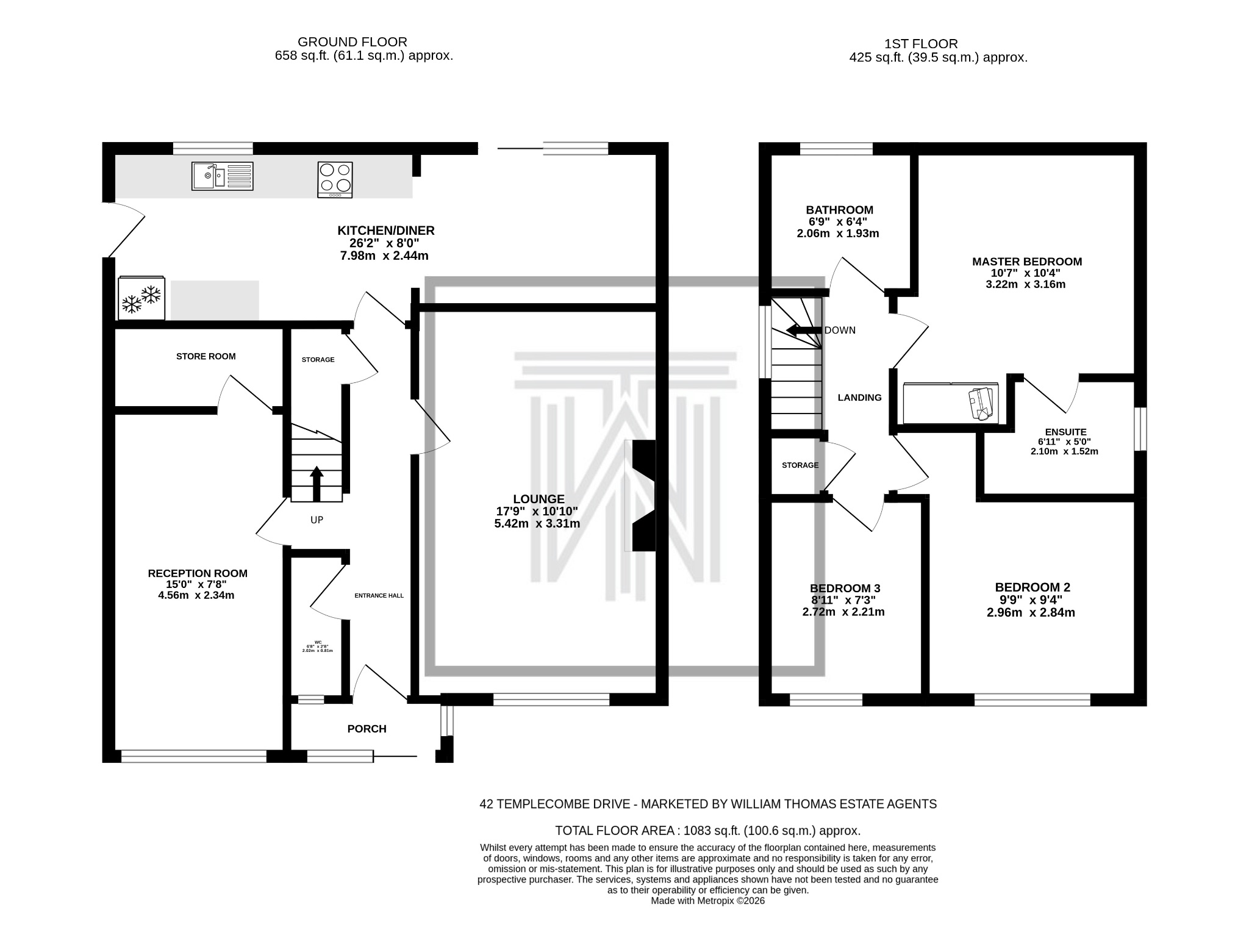 3 bedroom detached house For Sale in Bolton - Floorplan 1.