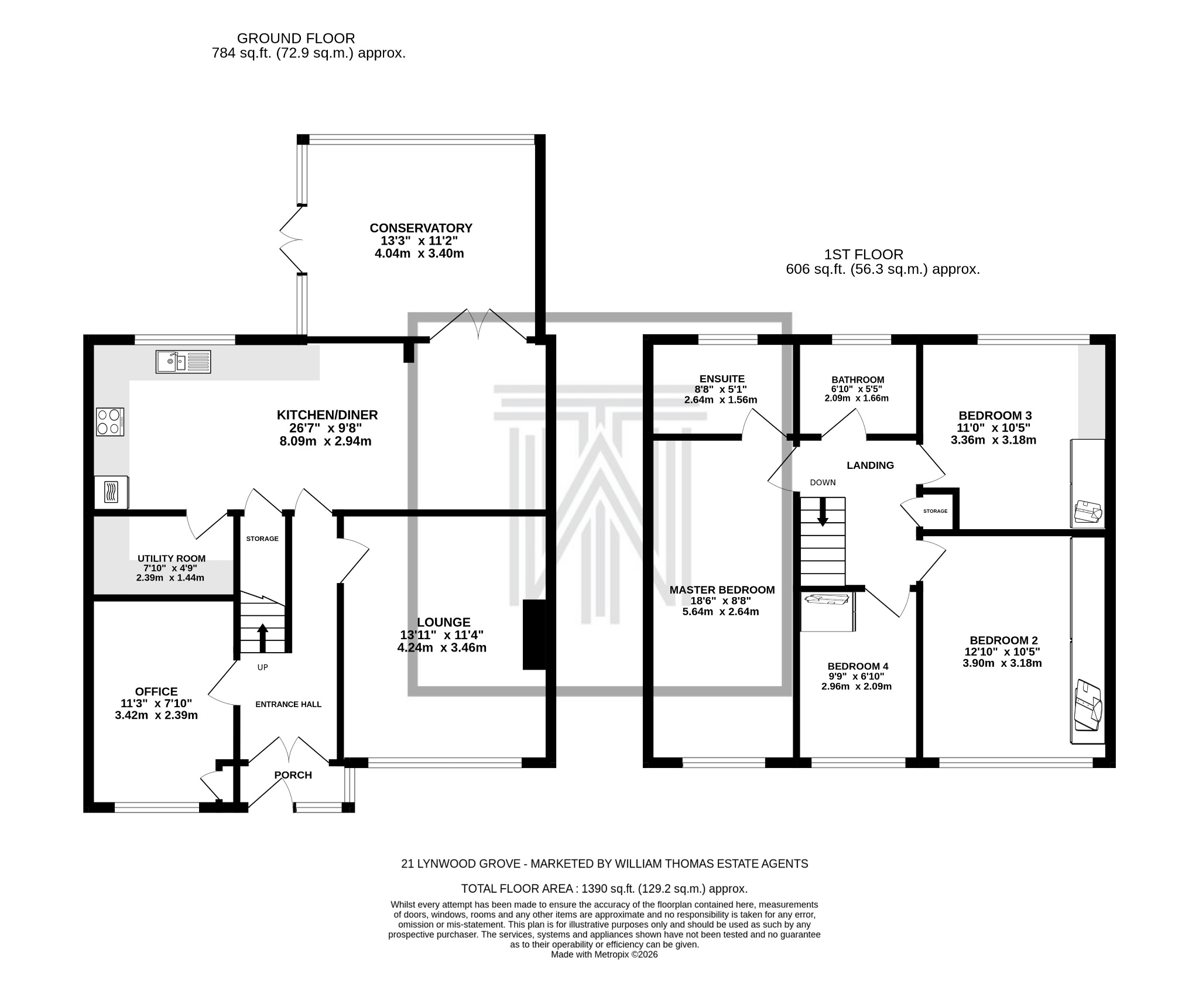4 bedroom semi-detached house For Sale in Bolton - Floorplan 1.