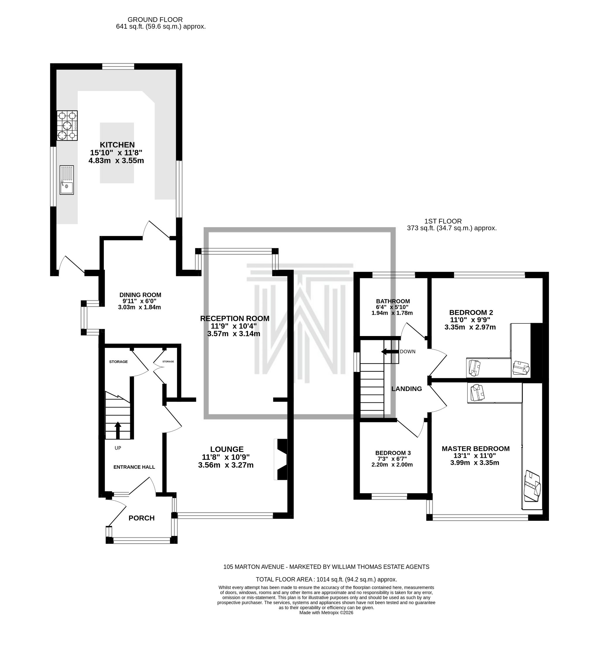 3 bedroom semi-detached house For Sale in Bolton - Floorplan 1.