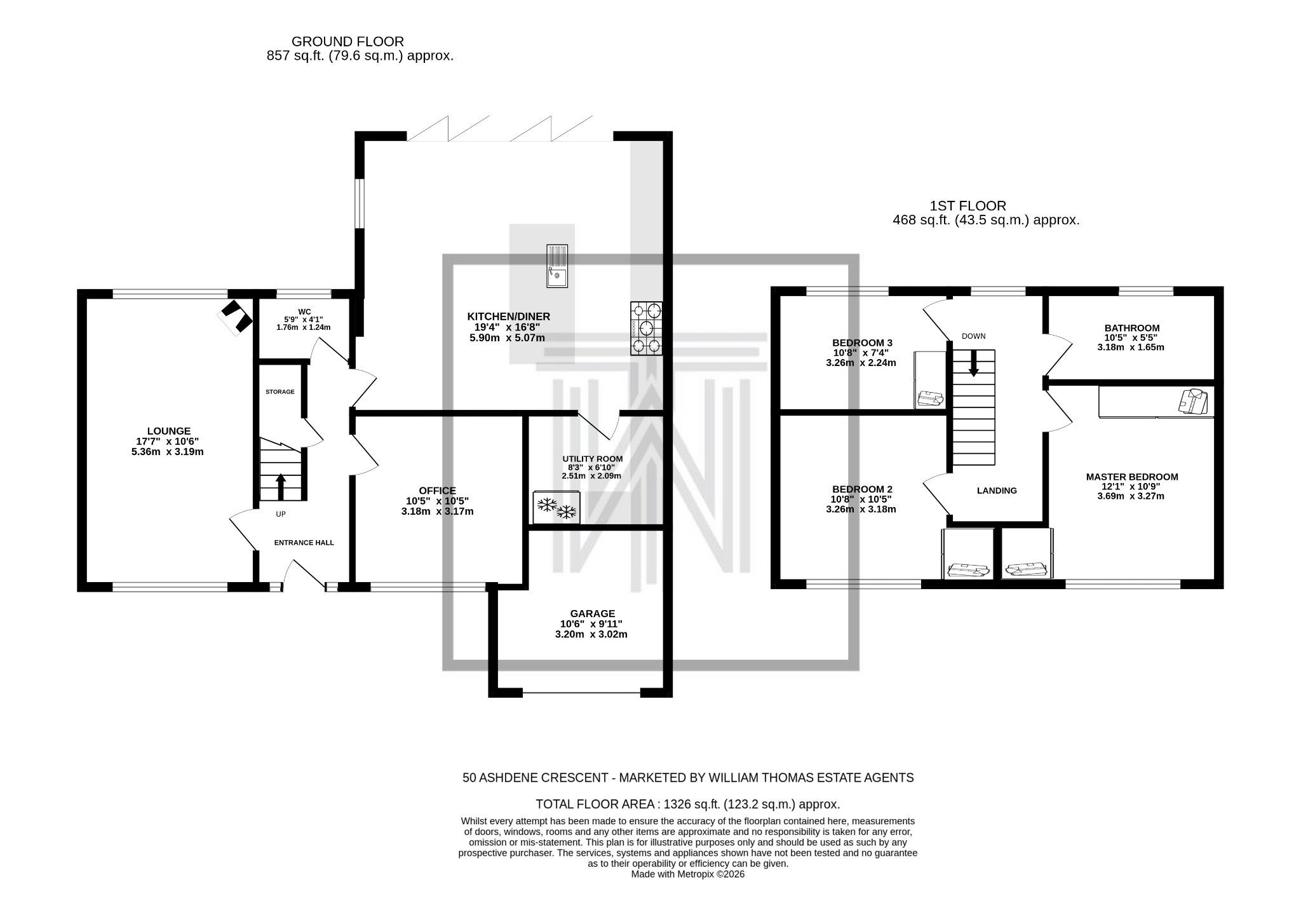 3 bedroom detached house For Sale in Bolton - Floorplan 1.
