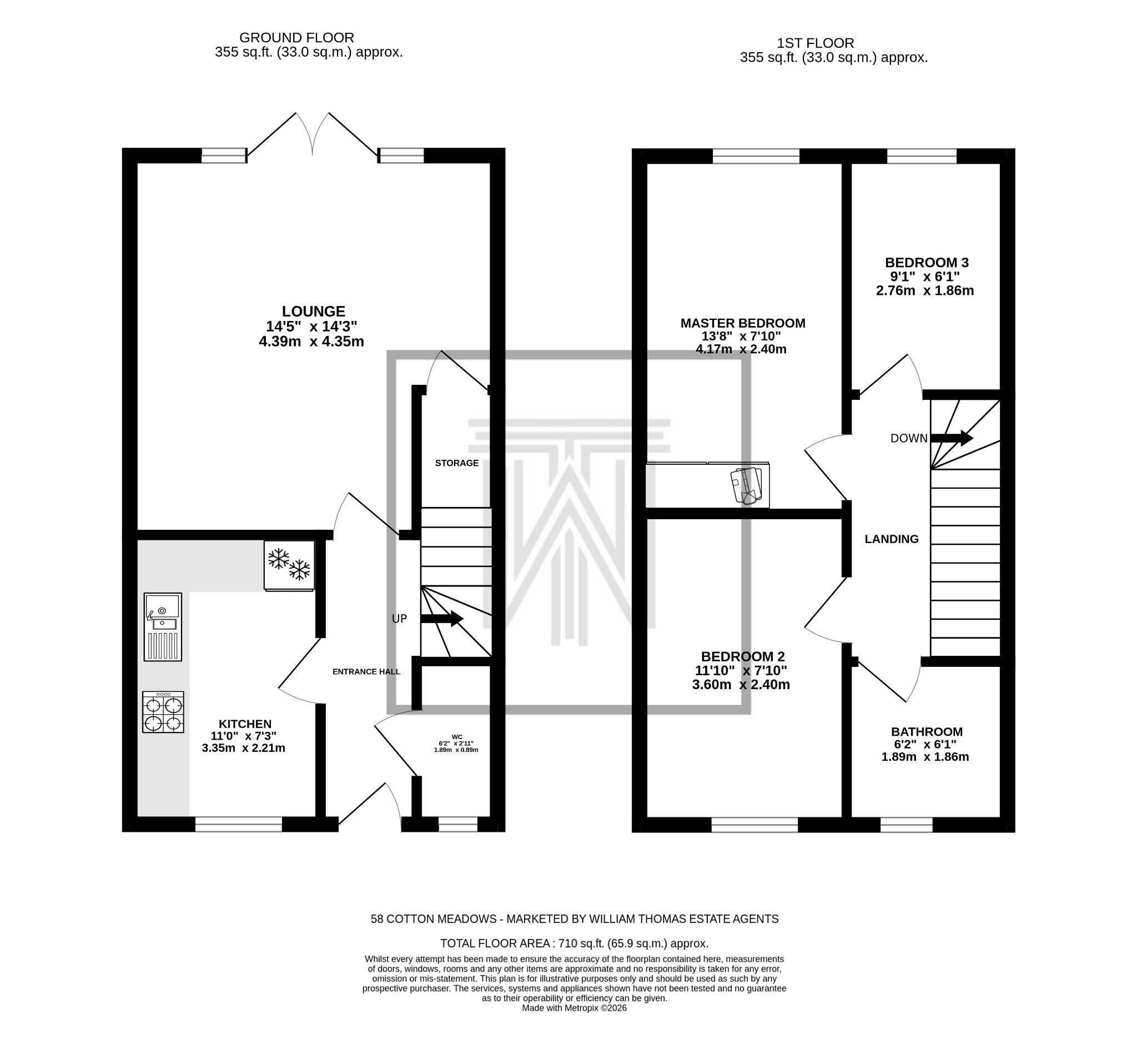 3 bedroom semi-detached house For Sale in Bolton - Floorplan 1.