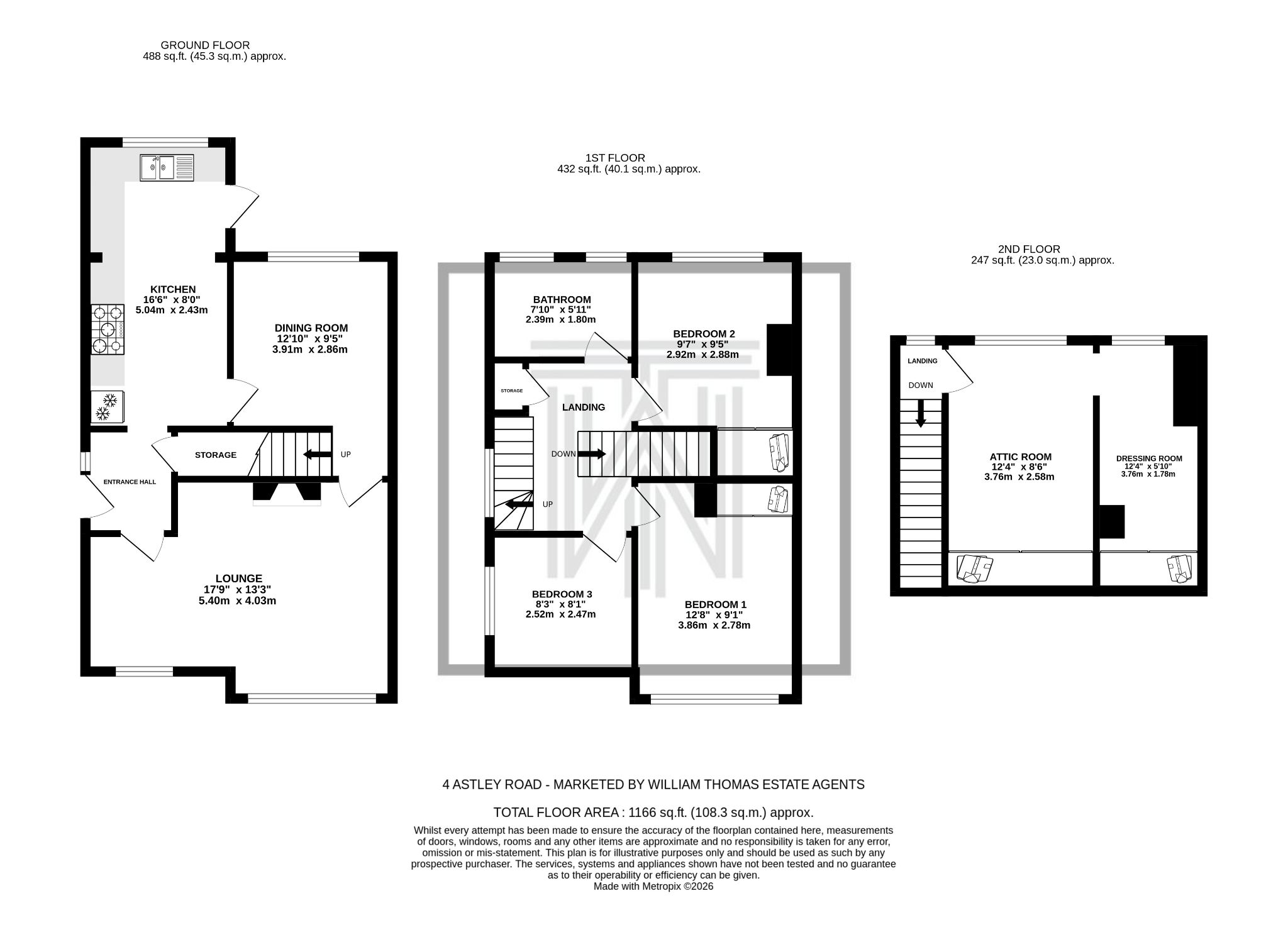 4 bedroom semi-detached house For Sale in Bolton - Floorplan 1.