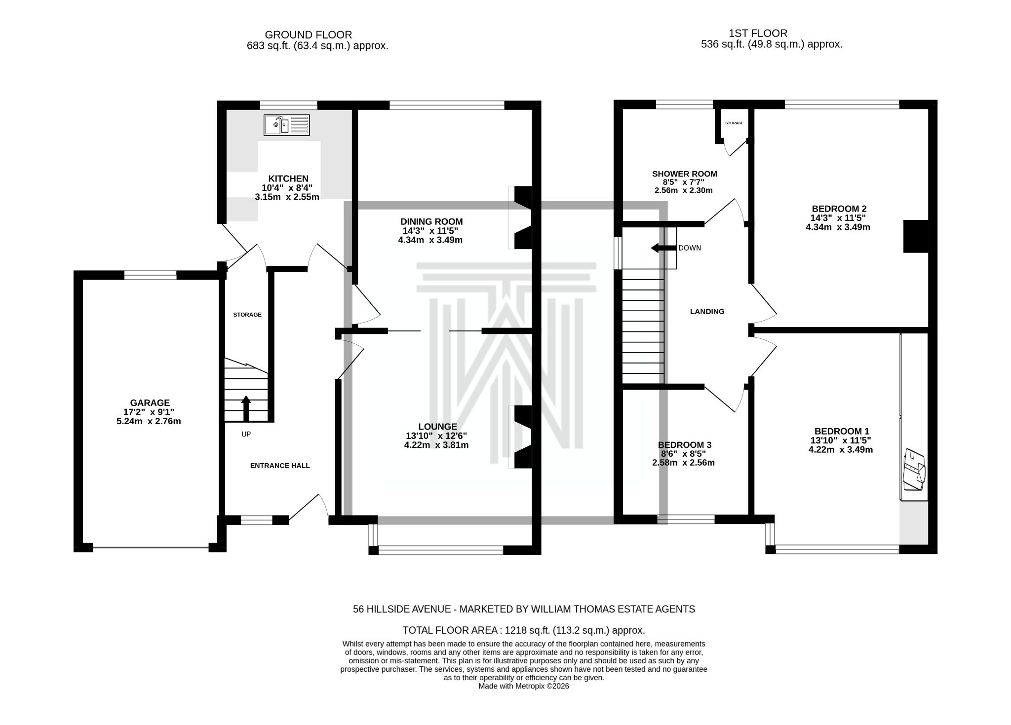 3 bedroom semi-detached house For Sale in Bolton - Floorplan 1.