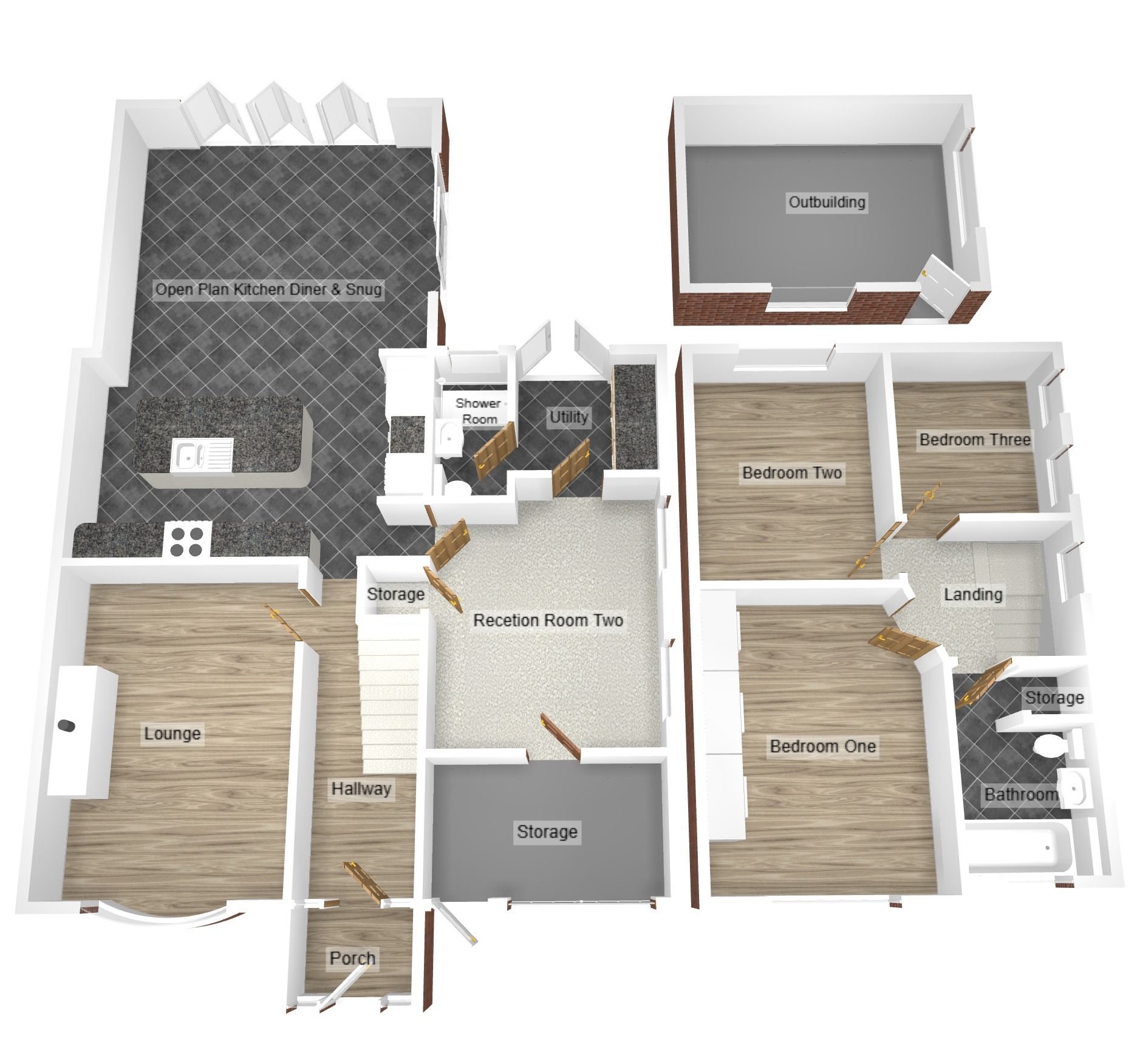 3 bedroom semi-detached house Sale Agreed in Coventry - Floorplan 2.