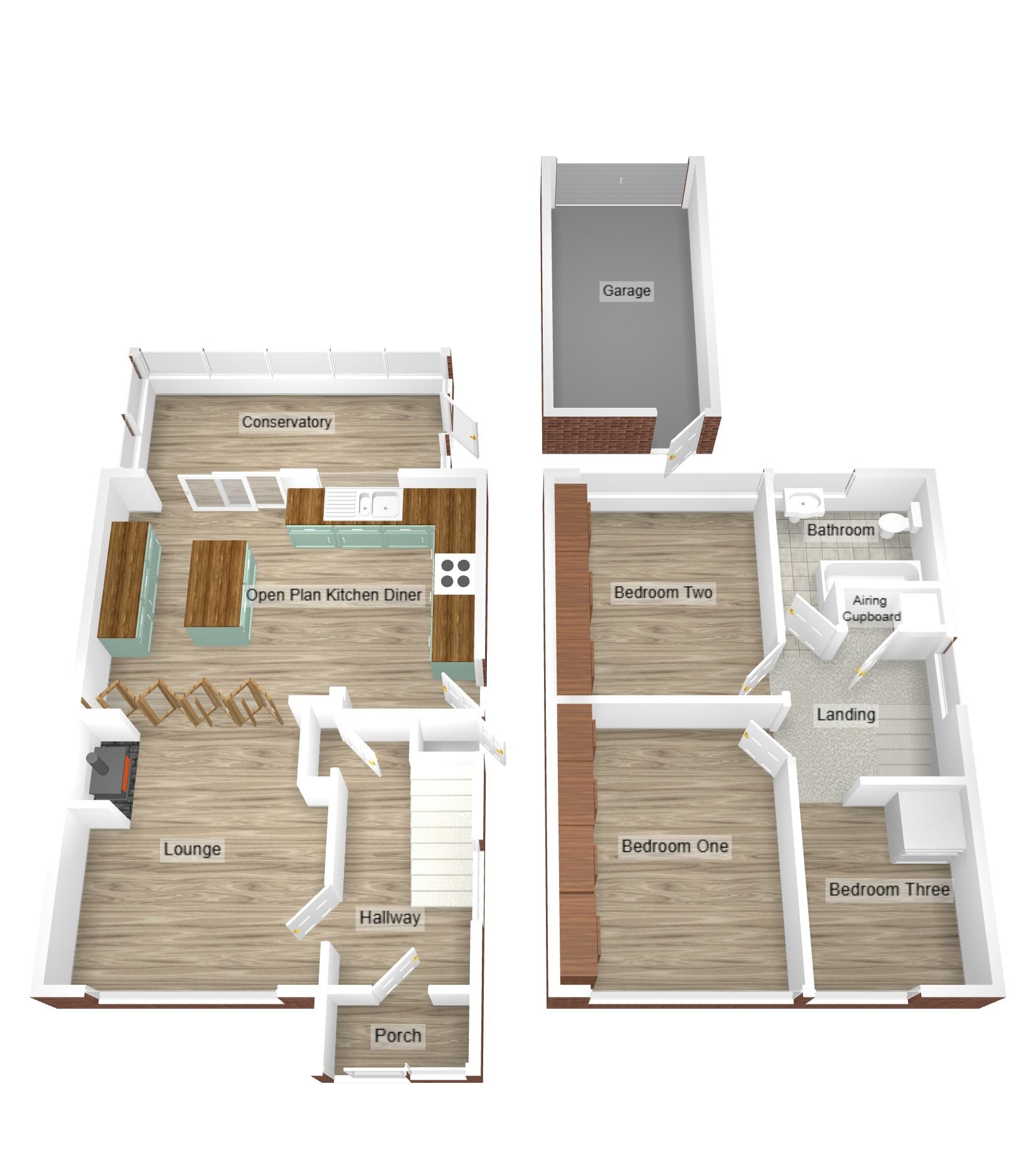 3 bedroom semi-detached house For Sale in Coventry - Floorplan 2.