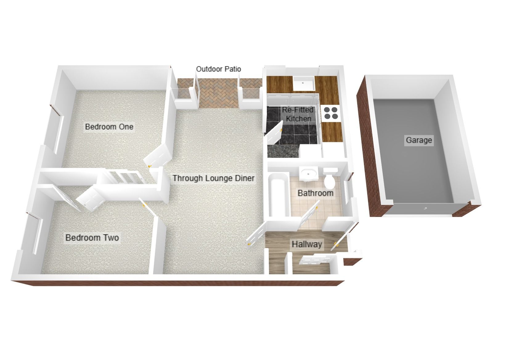 2 bedroom apartment flat/apartment For Sale in Coventry - Floorplan 2.