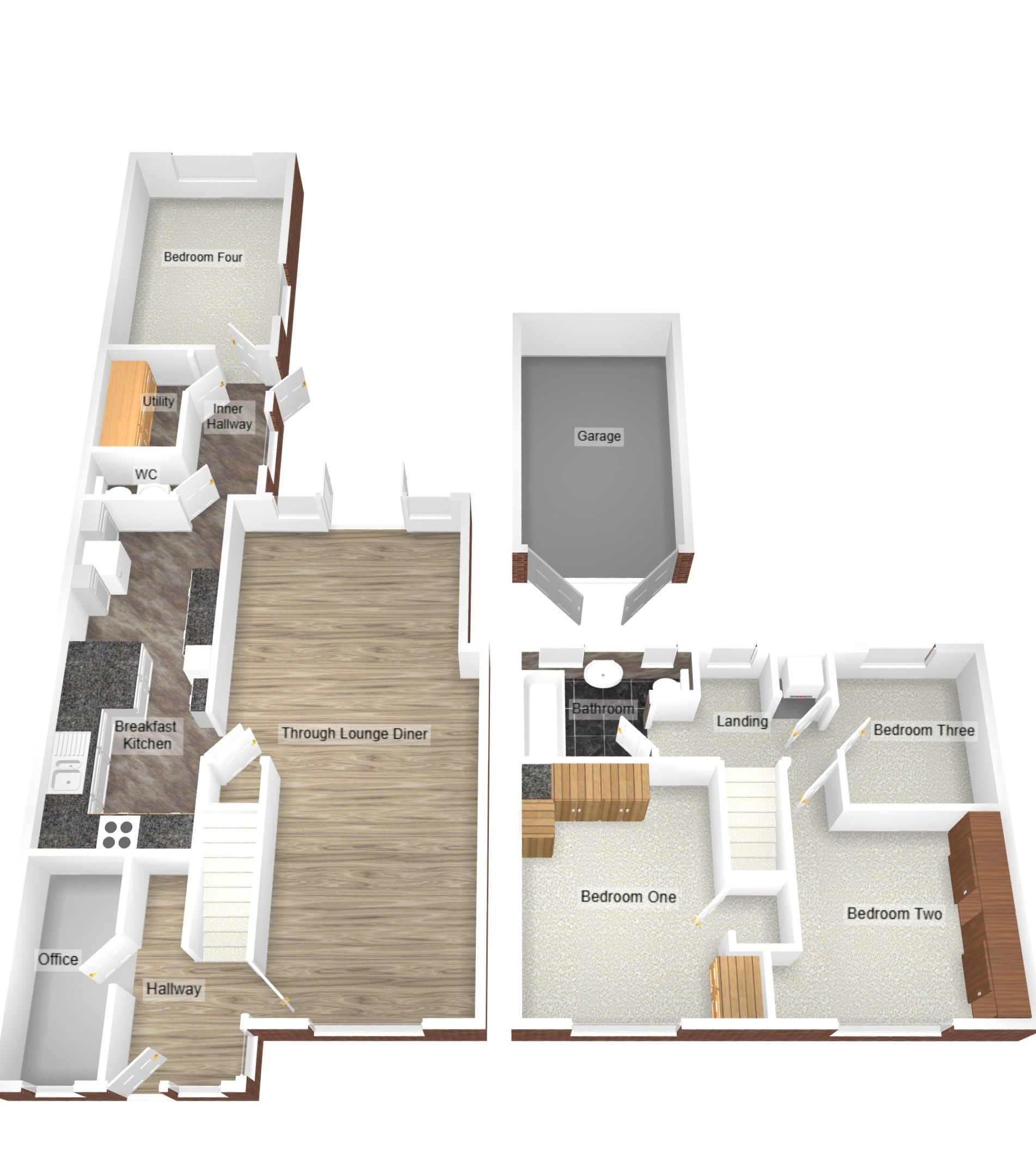 4 bedroom mid terraced house For Sale in Coventry - Floorplan 2.