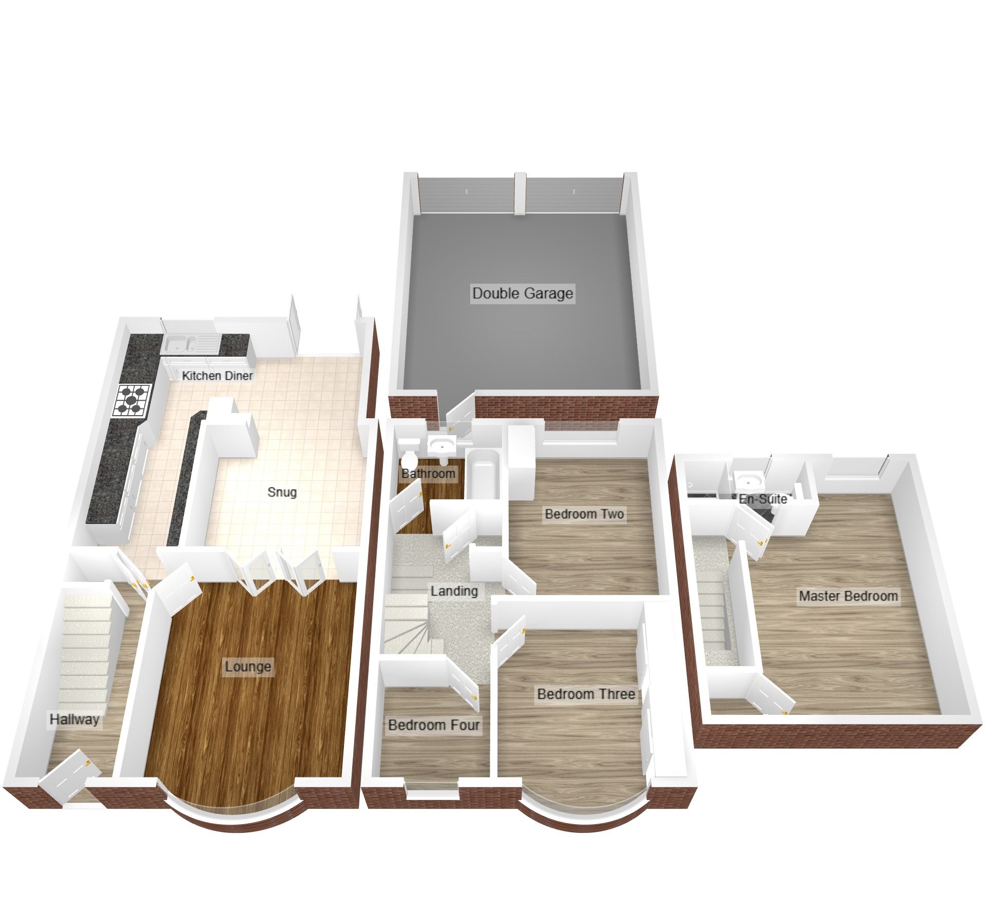 4 bedroom mid terraced house For Sale in Coventry - Floorplan 2.