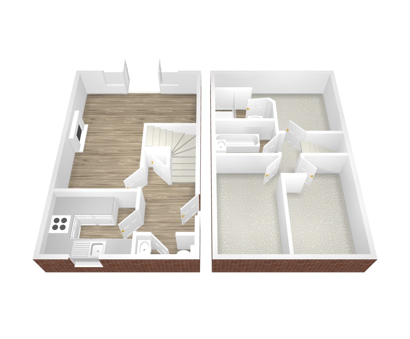3 bedroom end terraced house For Sale in Coventry - Floorplan 1.