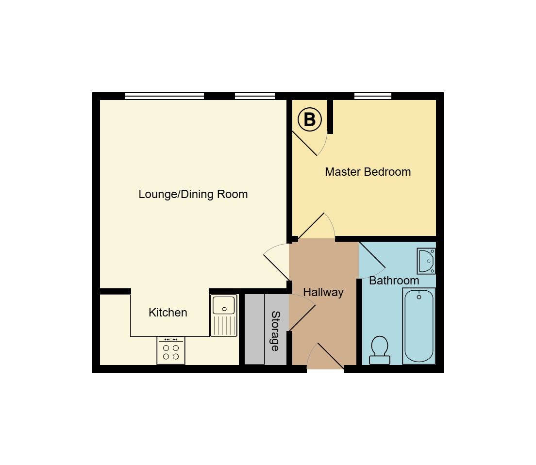 1 bedroom apartment flat/apartment To Let in Coventry - Photograph 13.