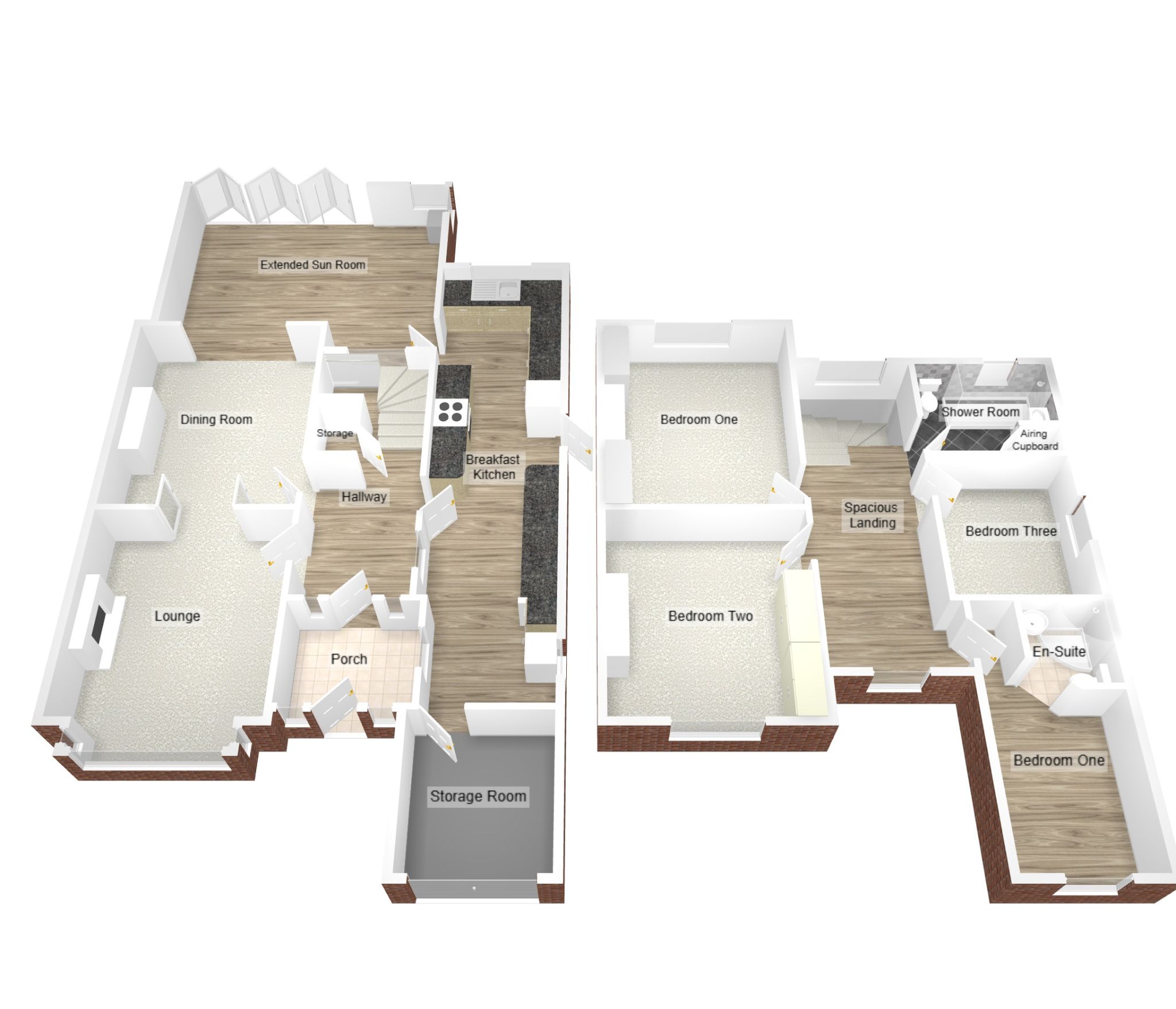 4 bedroom semi-detached house For Sale in Coventry - Floorplan 2.