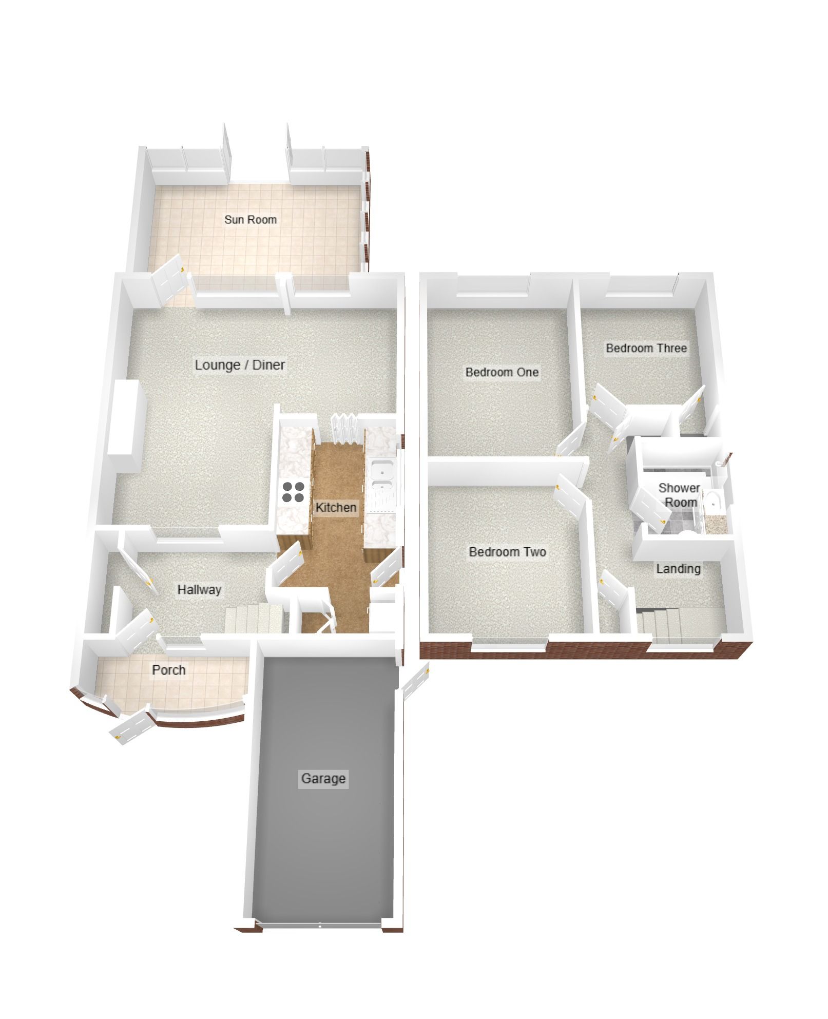 3 bedroom semi-detached house For Sale in Coventry - Floorplan 2.