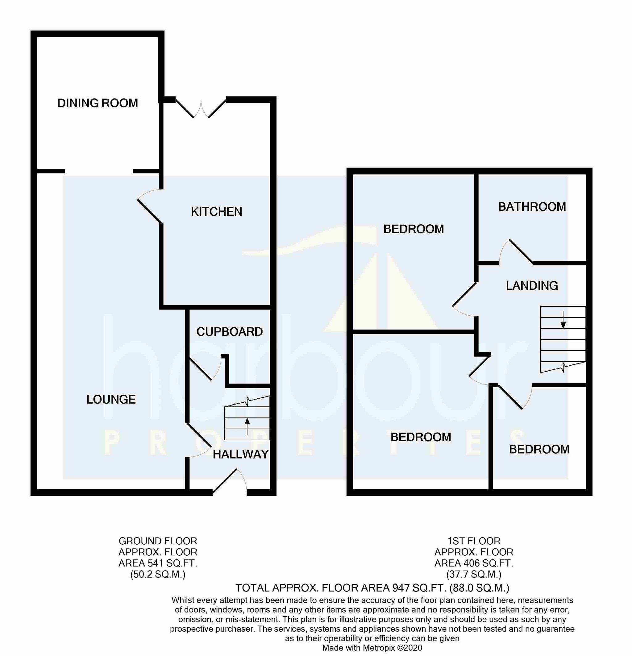 3 bedroom semi-detached house For Sale in Preston - Floorplan 1