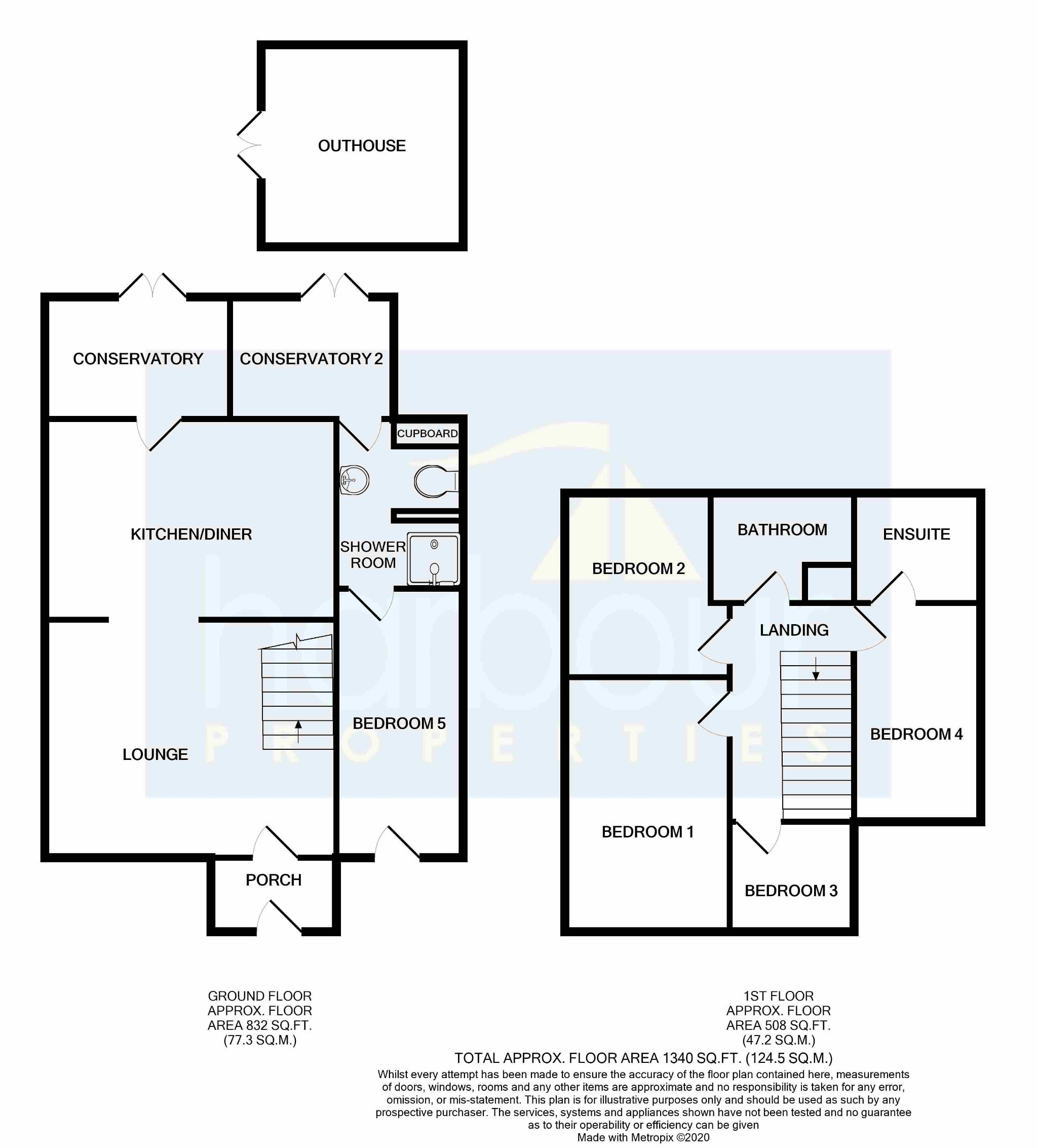 5 bedroom semi-detached house For Sale in Preston - Floorplan 1