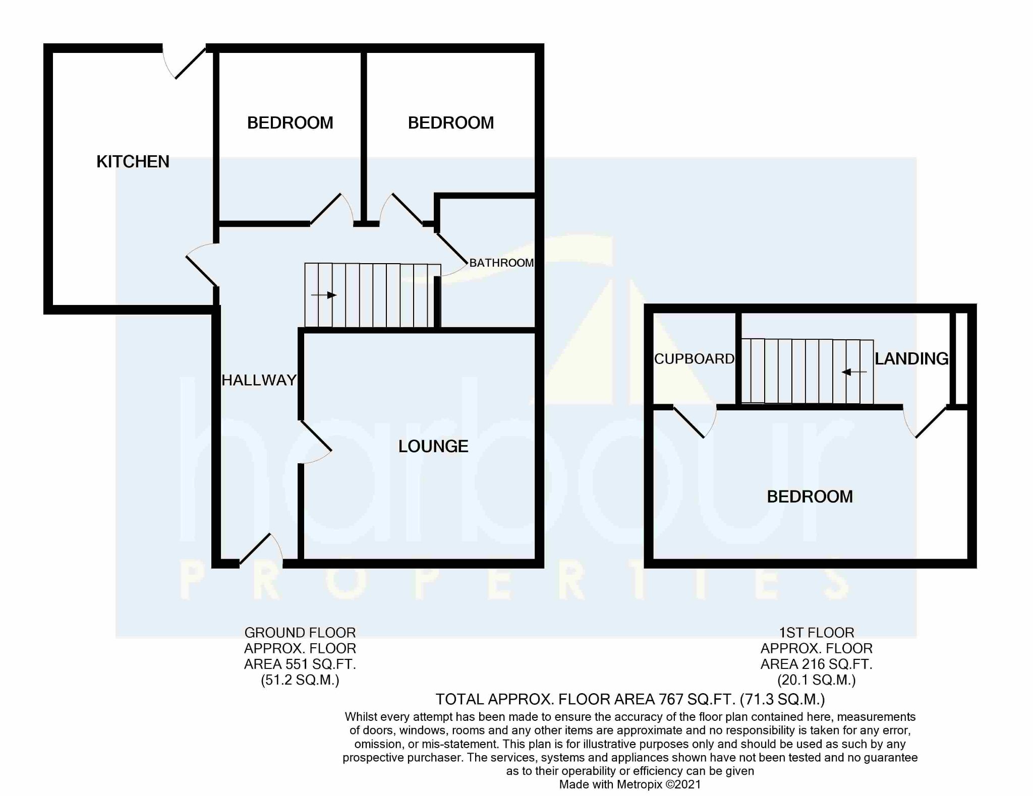 3 bedroom semi-detached house For Sale in Preston - Floorplan 1