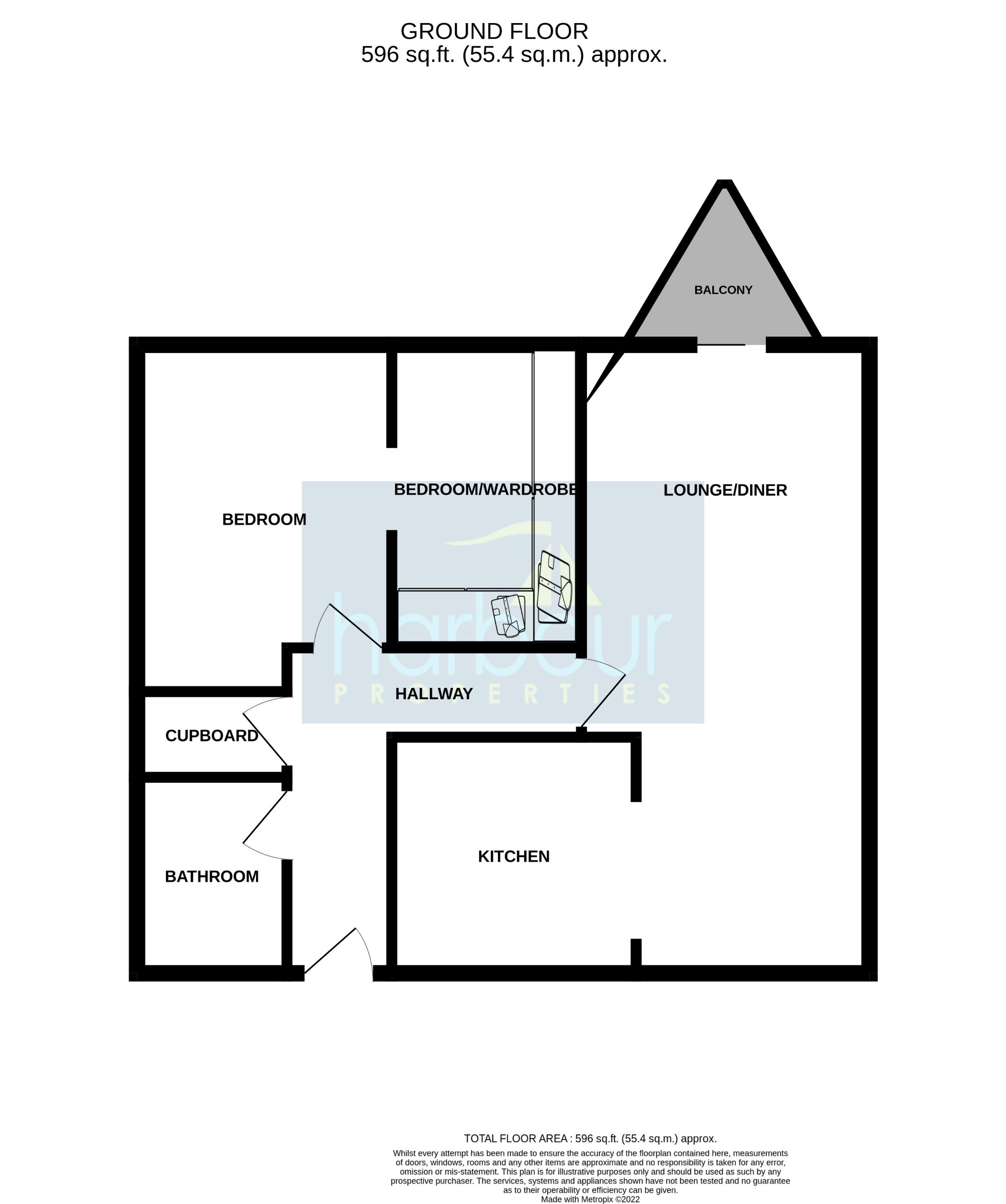 1 bedroom apartment flat/apartment For Sale in Preston - Floorplan 1