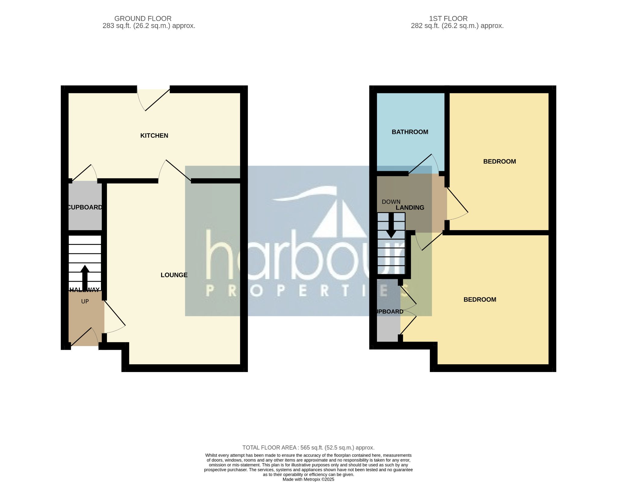 2 bedroom end terraced house For Sale in Preston - Floorplan 1