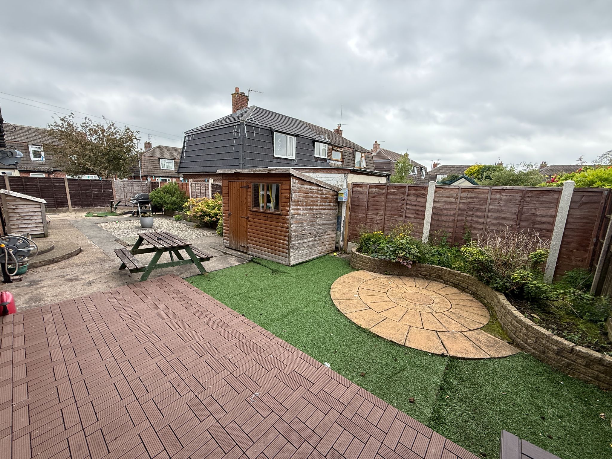 5 bedroom semi-detached house For Sale in Preston - Rear Garden