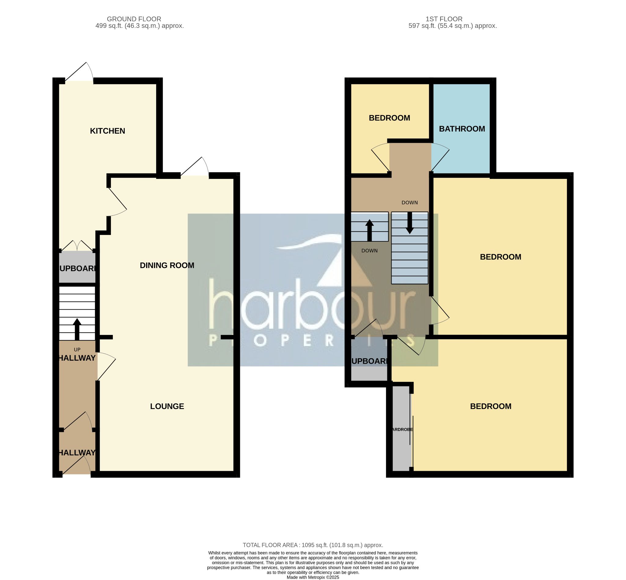 3 bedroom end terraced house For Sale in Preston - Floorplan 1