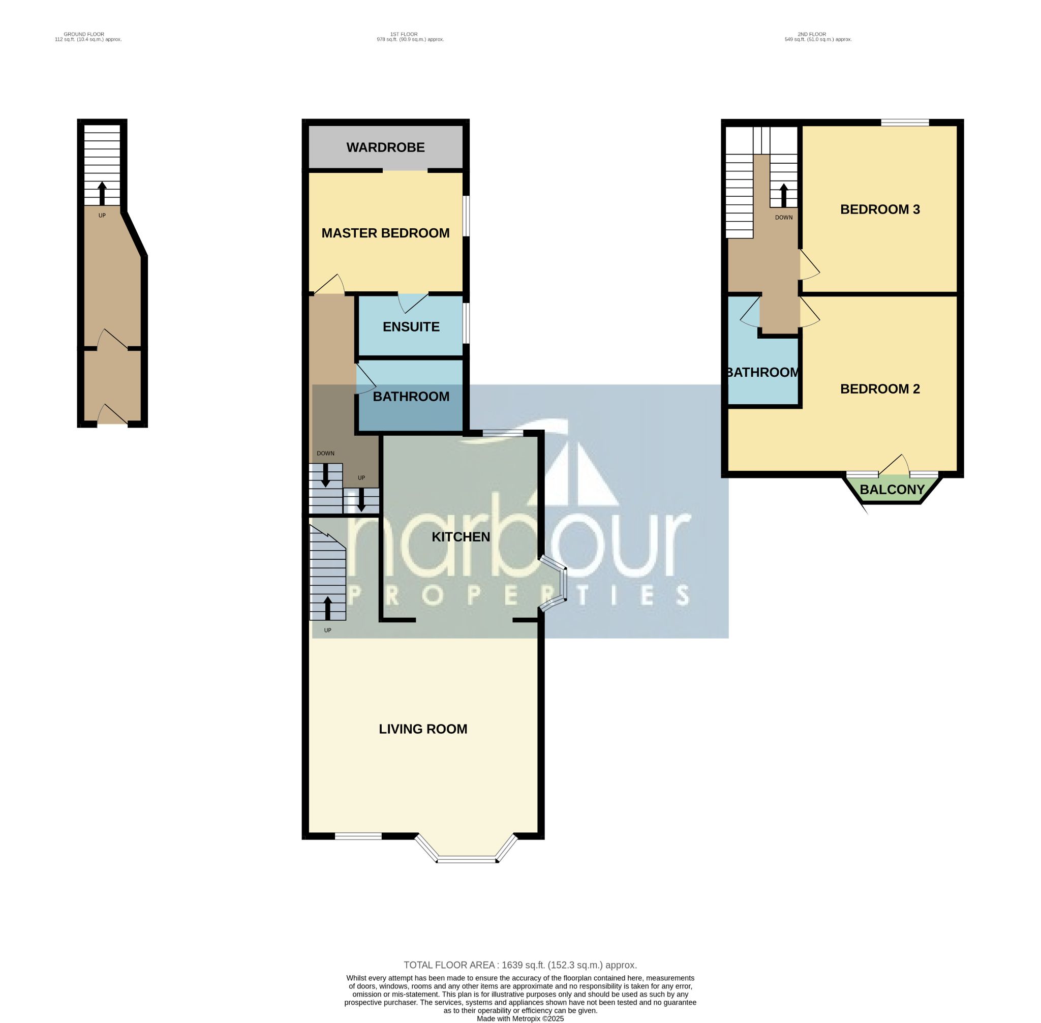 3 bedroom apartment flat/apartment For Sale in Lytham St. Annes - Floorplan 1