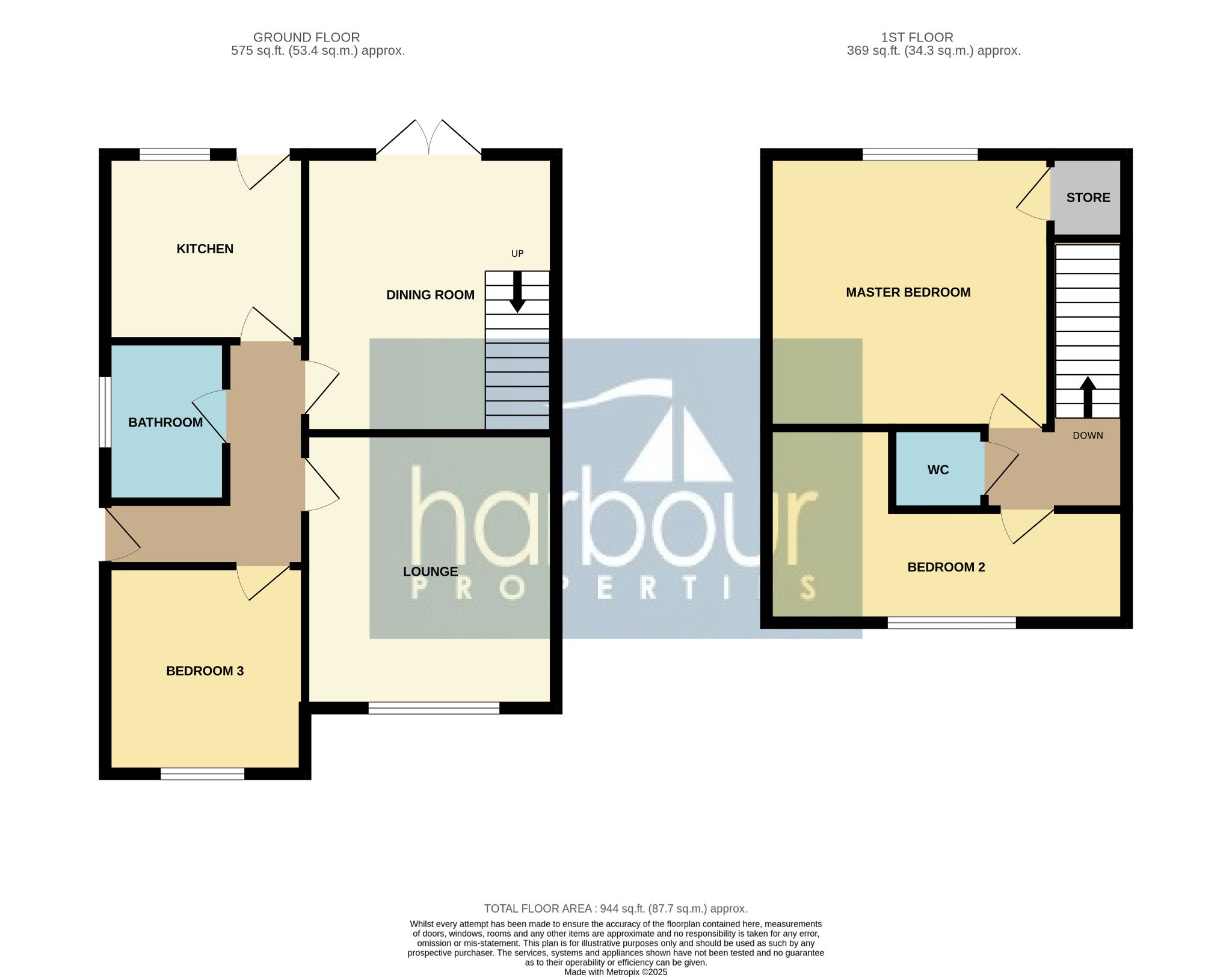 3 bedroom semi-detached bungalow For Sale in Preston - Floorplan 1
