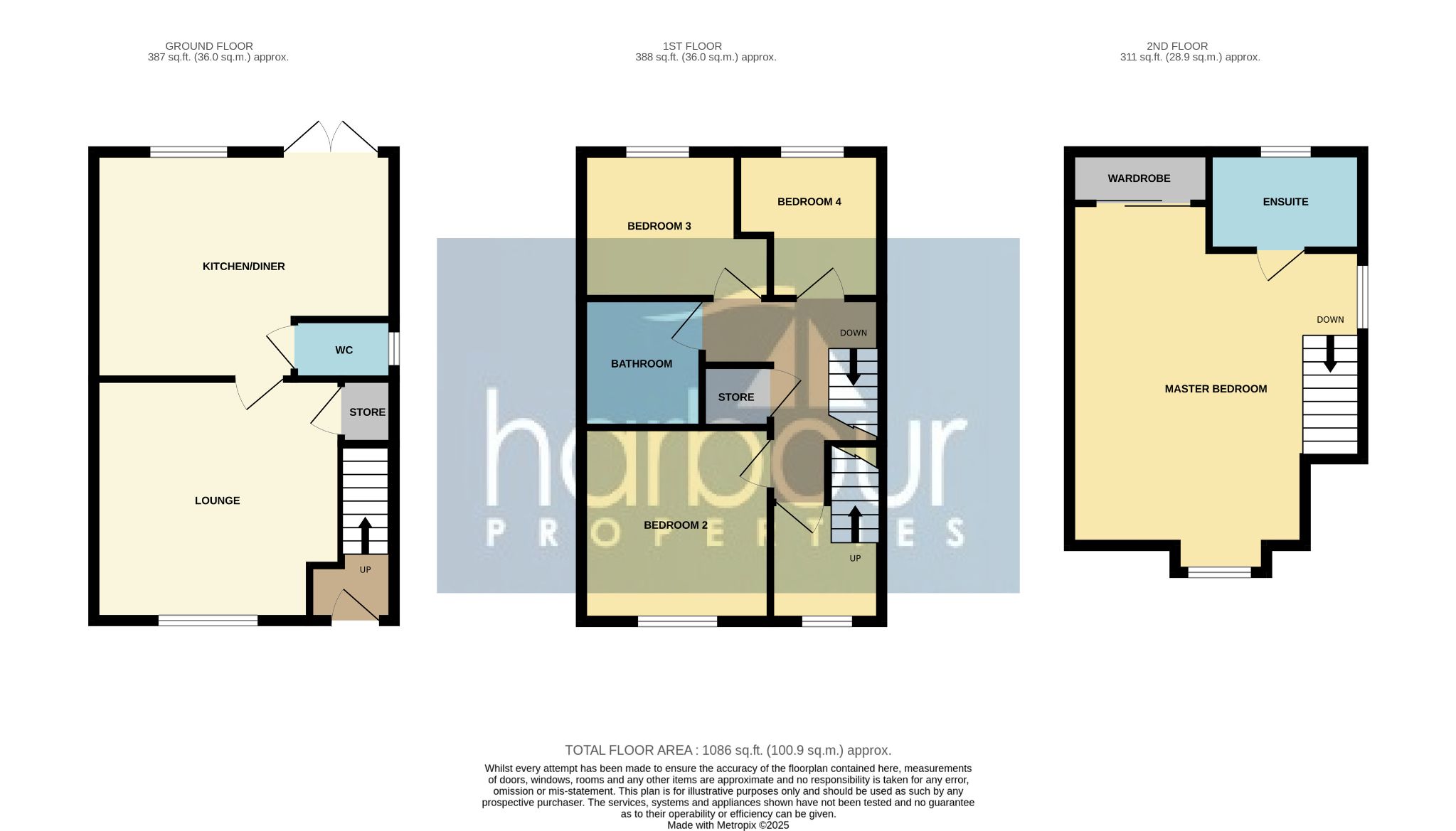 4 bedroom semi-detached house For Sale in Preston - Floorplan 1