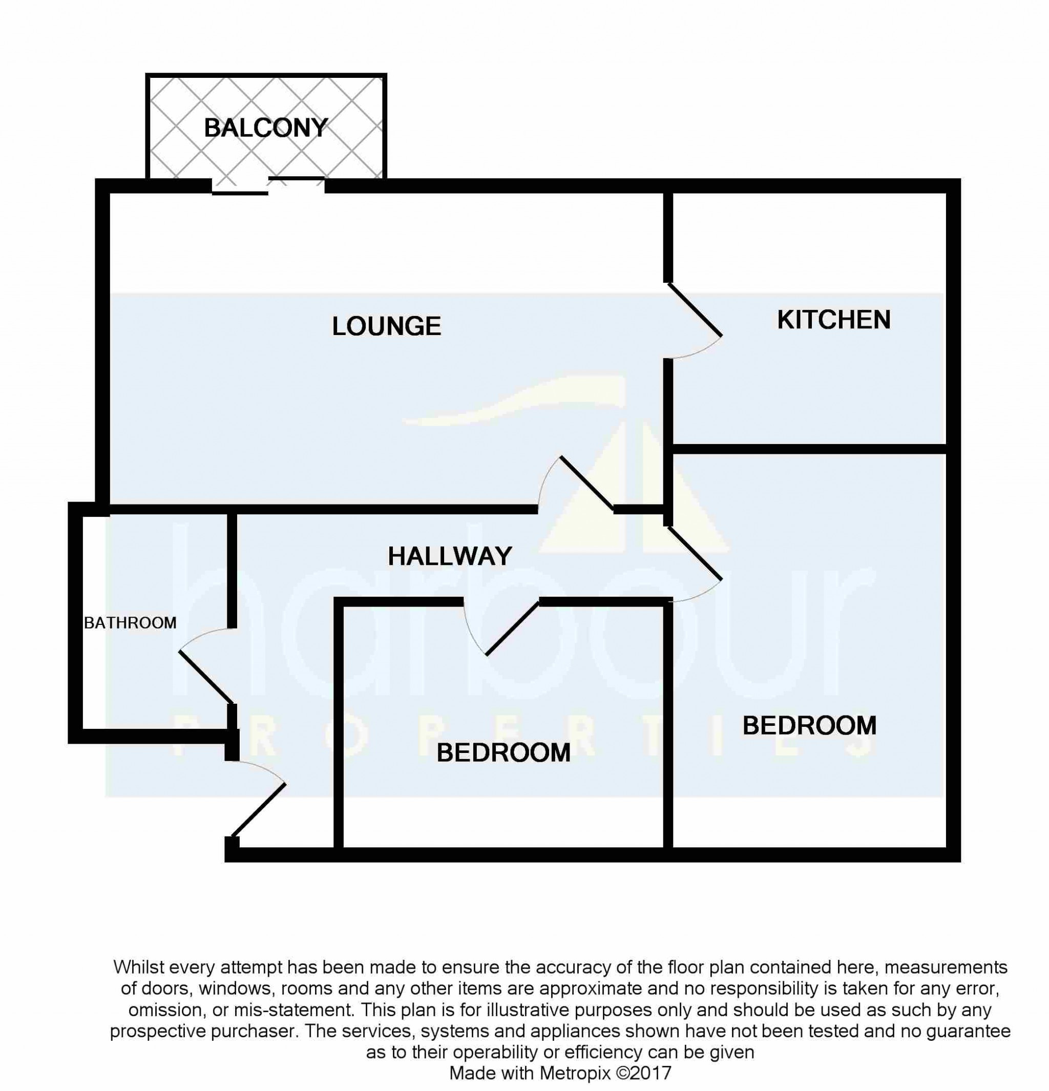 2 bedroom apartment flat/apartment Sold STC in Preston - Floorplan 1