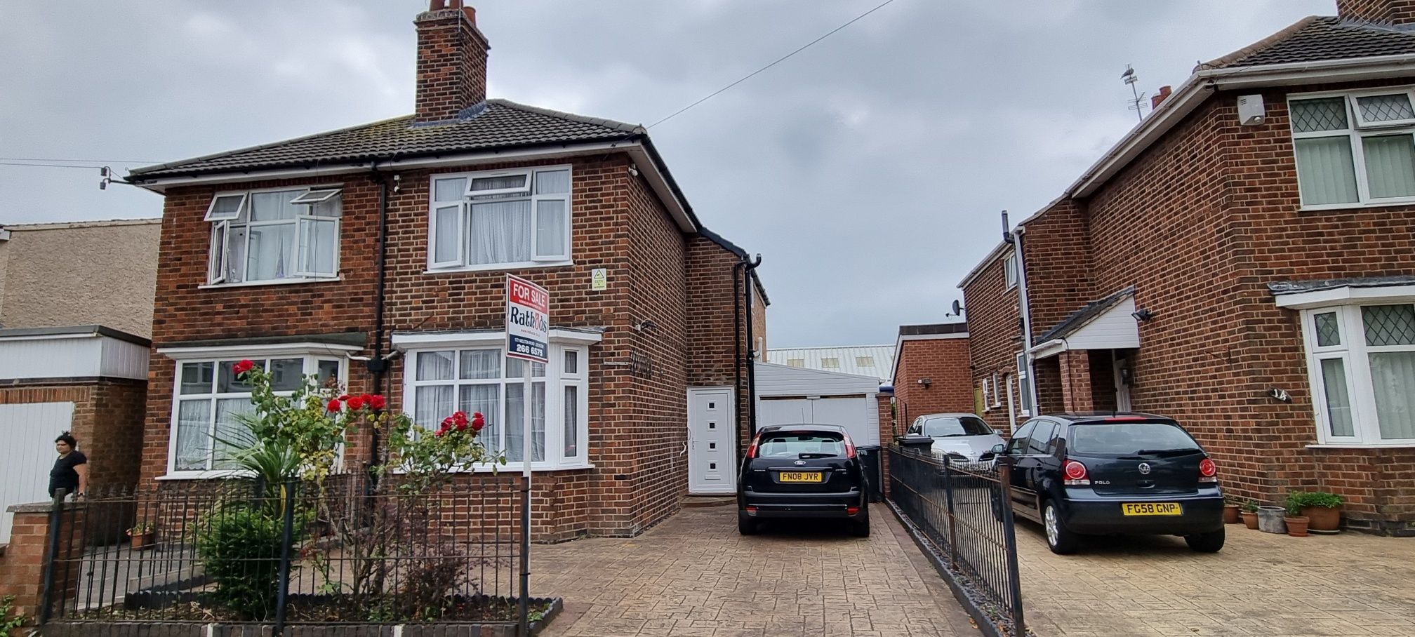 3 bedroom semi-detached house For Sale in Leicester - front elevation.