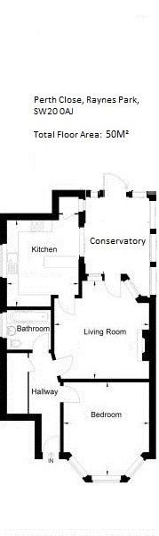 1 bedroom maisonette flat/apartment For Sale in London - Floor Plan