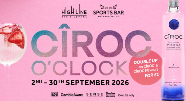 Ciroc Offer at Sports Bar and High Line