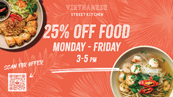 25% Off at Vietnamese Street Kitchen