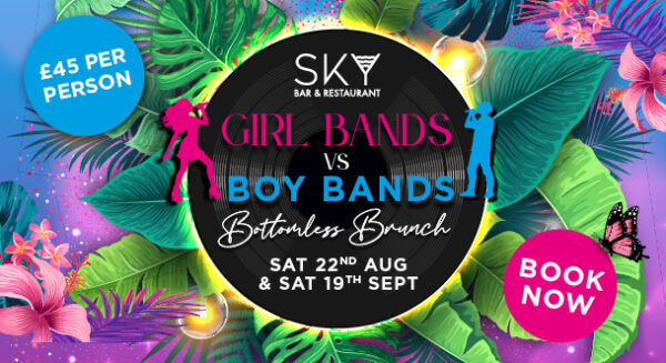 Girl Bands vs Boy Bands Bottomless Brunch