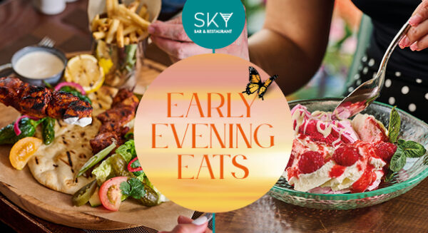2 Courses for £18.95 at Sky Bar & Restaurant