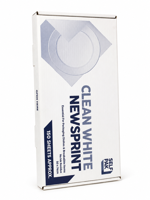 Clean White Newsprint Sheets
