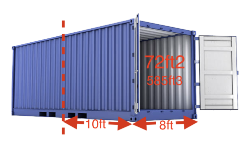 External 10ft container Image
