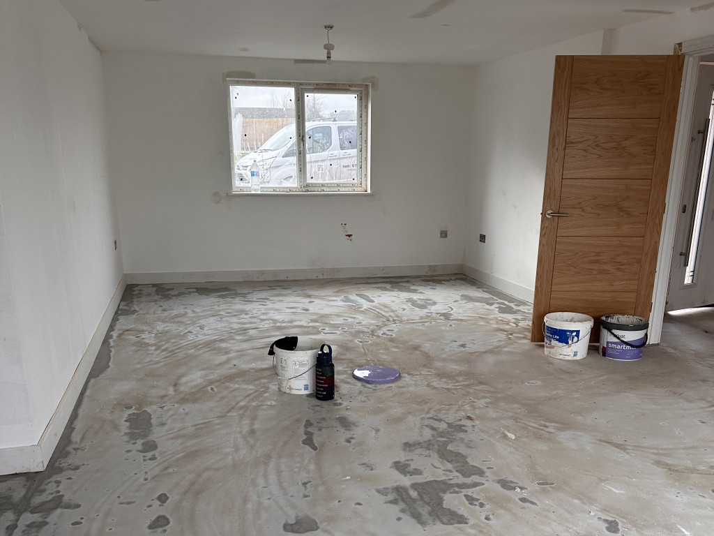 Unfurnished lounge before Interior Design services – Home Counties property