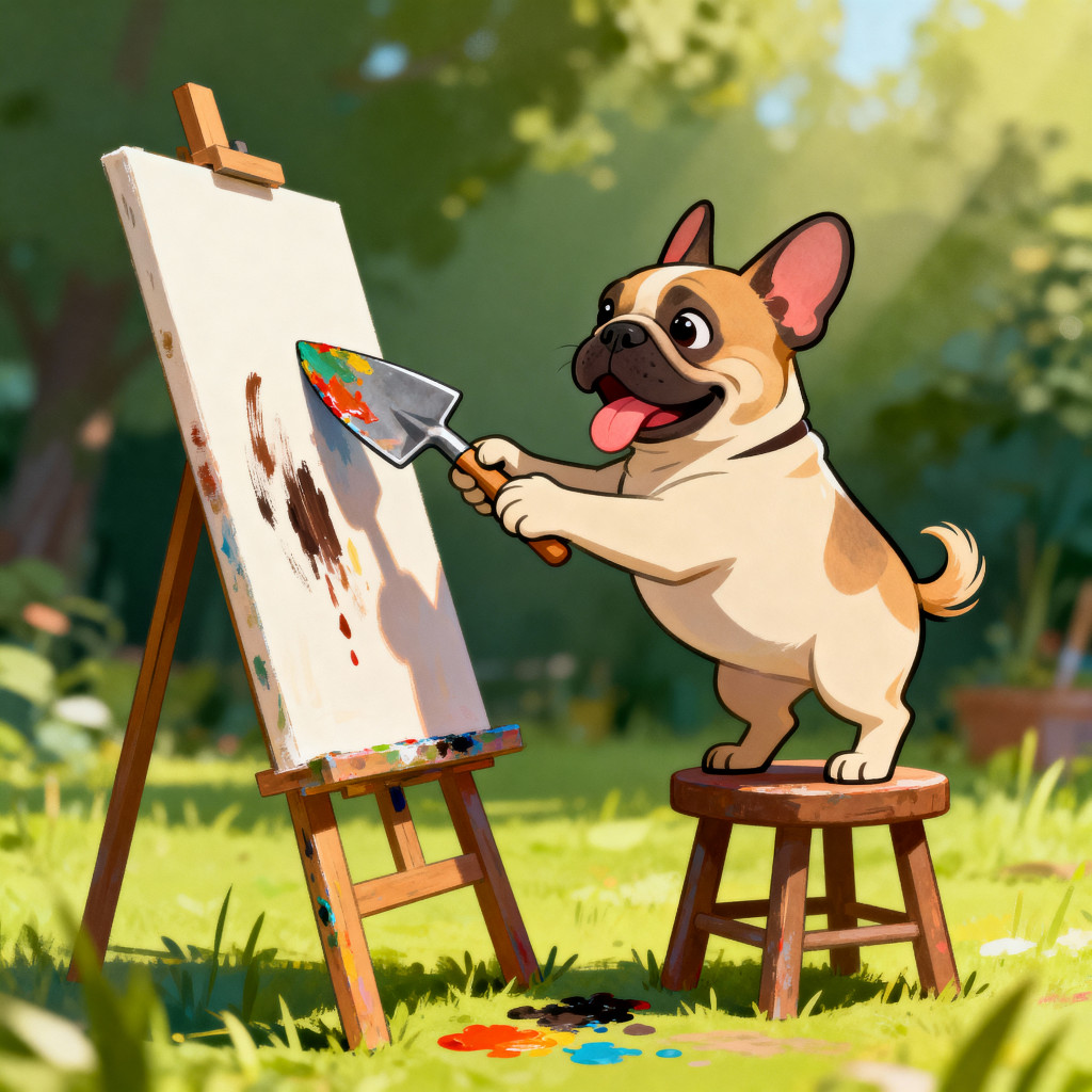 create_a_funny_picture_of_a_french_bulldog_trying_to_paint_a_canvas_with_a_spade_7tfmctjagff9rsihvptm_1.jpeg
