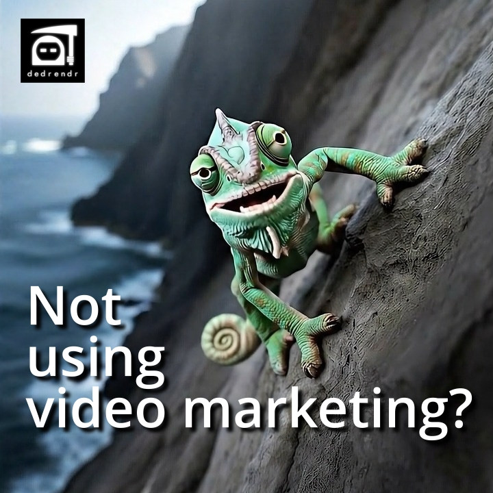 AI Chameleon on a cliff