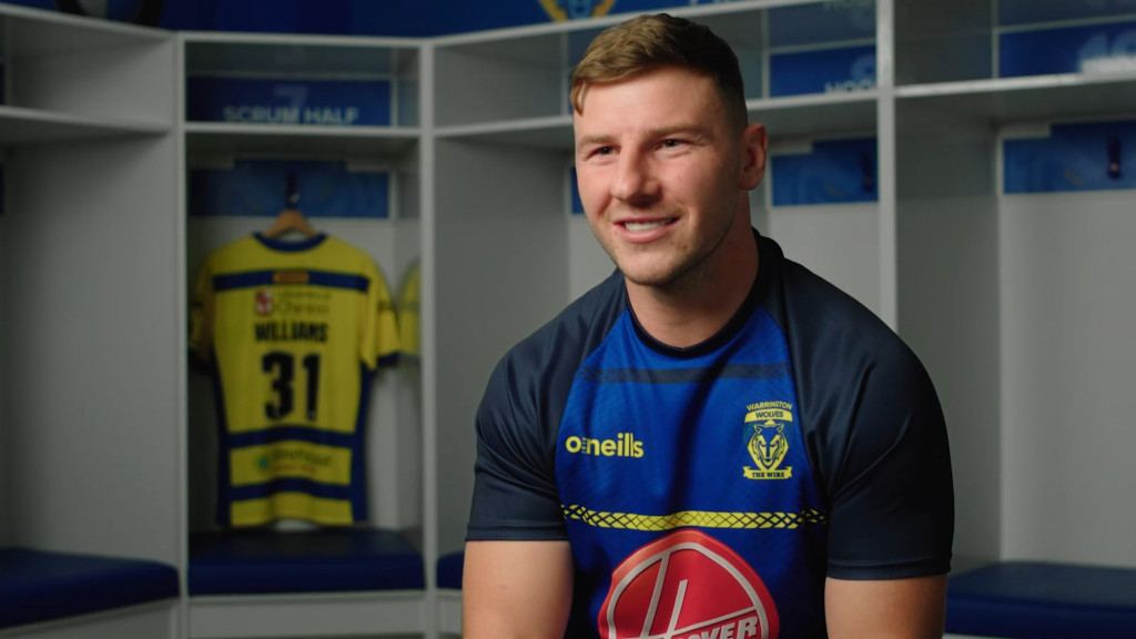 George Williams first interview as Warrington Wolves player