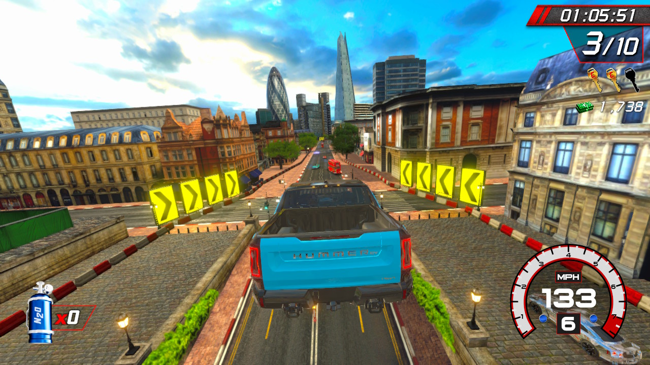 Hummer car racing in London - Cruis'n Blast screenshot for Nintendo Switch