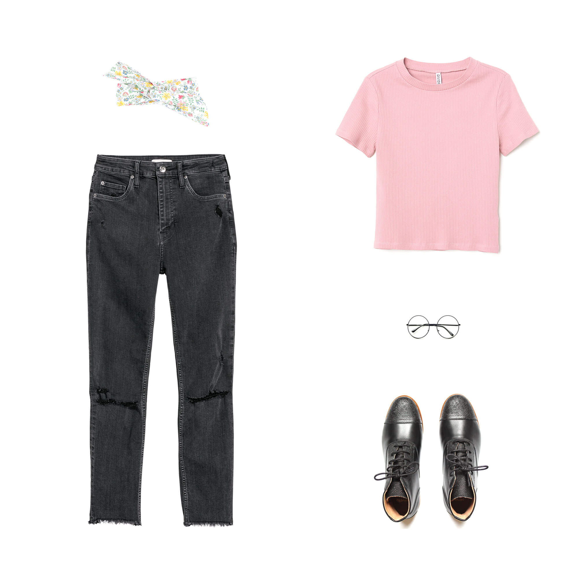 Idée look bottines cuir noir Mama Poppy Idée look bottines cuir noir Mama Poppy