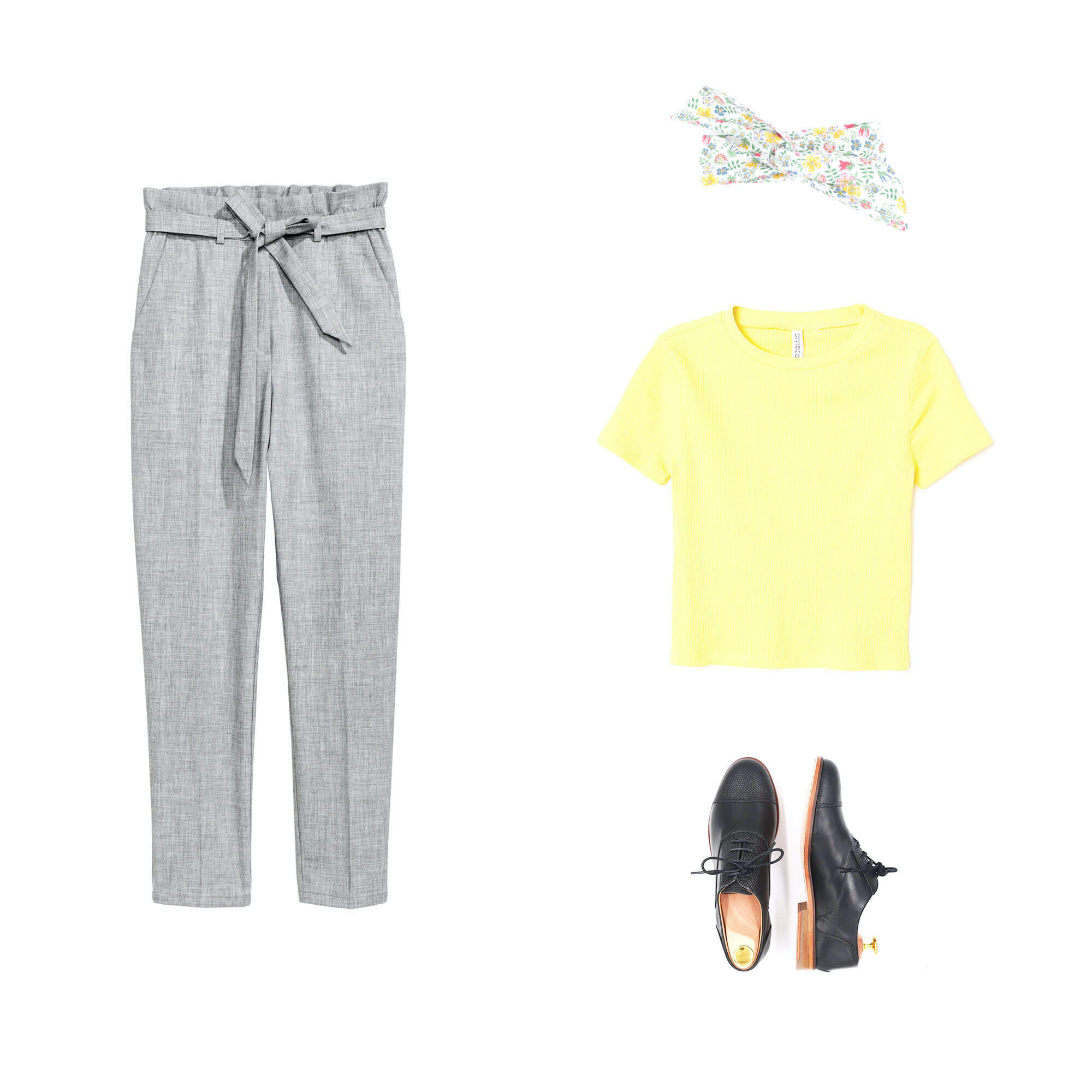 Look idea for Poppy black leather derbies Look idea for Poppy black leather derbies