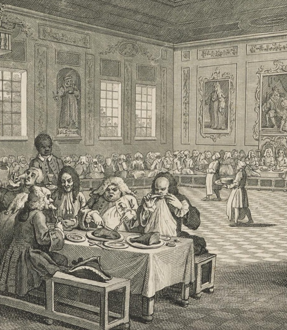 William Hogarth's The Industrious 'Prentice Grown Rich and Sheriff of London, 1747 (National Galleries of Scotland)